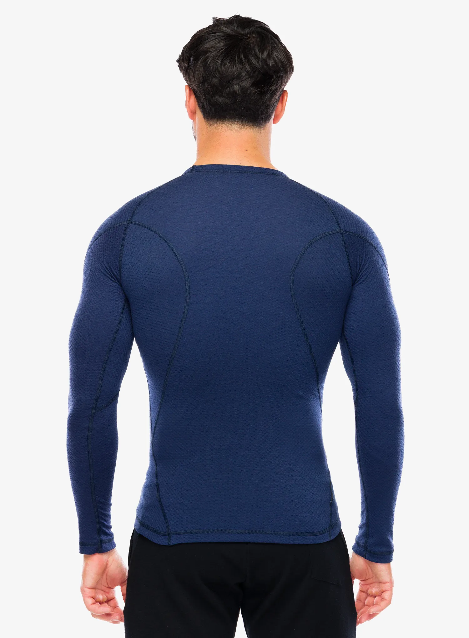 Термоактивен суичър Sensor Merino DF Tee L/S - deep blue camp
