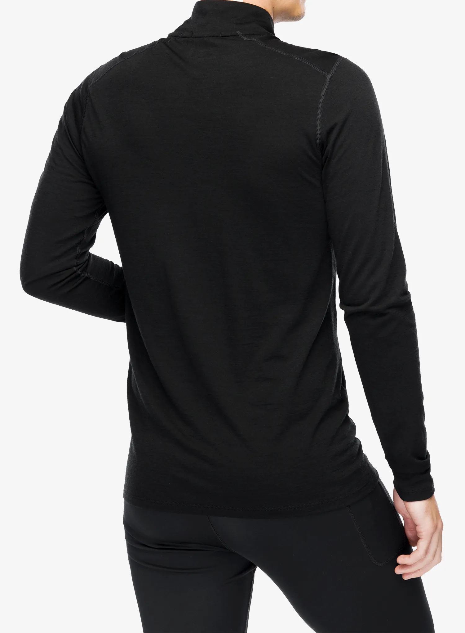 Термоактивен суичър Smartwool Classic All-Season Merino BL 1/4 Zip Boxed - black