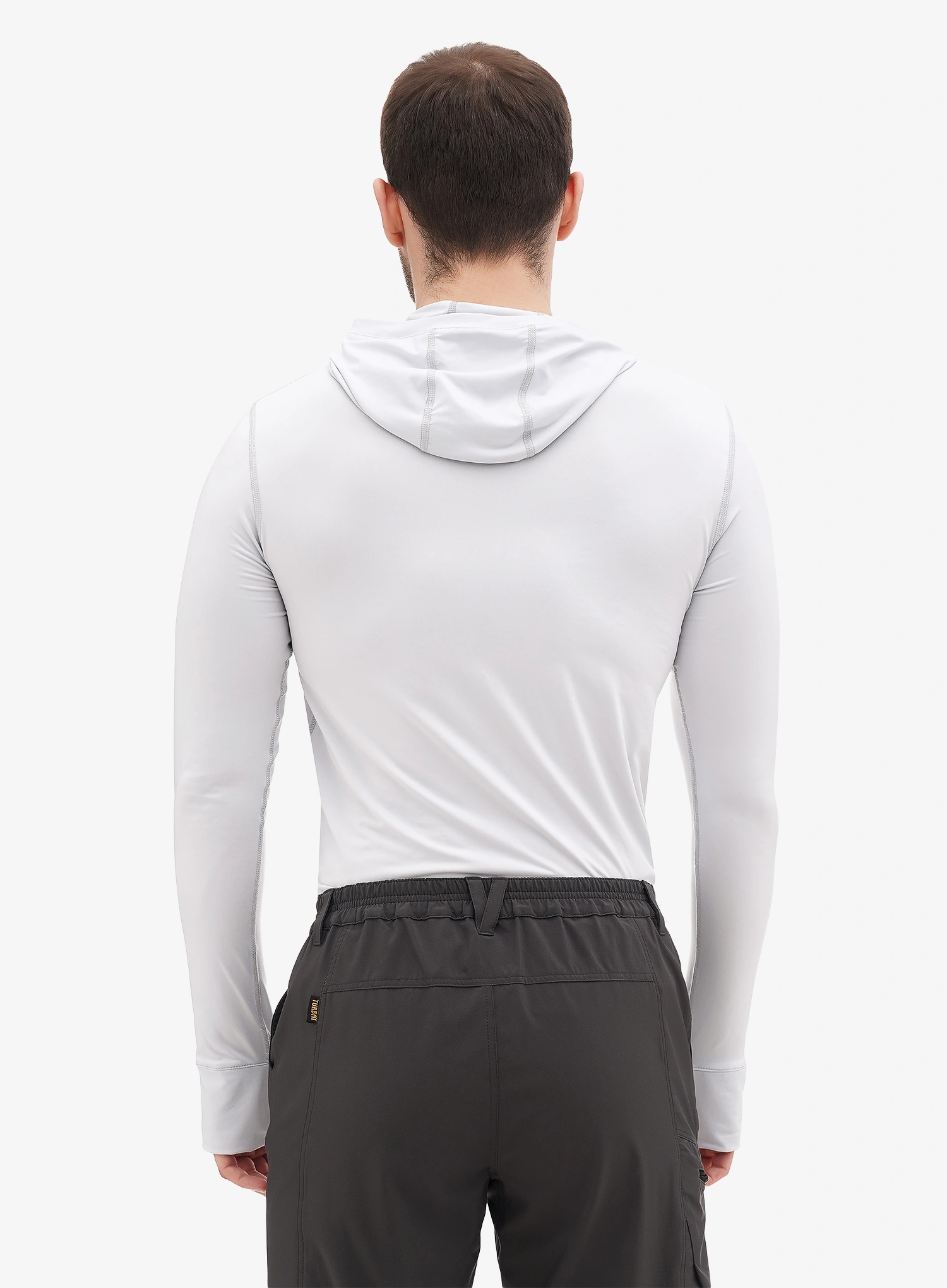 Термоактивен суичър Turbat Hike Lite LS Hood Thermo T-Shirt - glacier gray