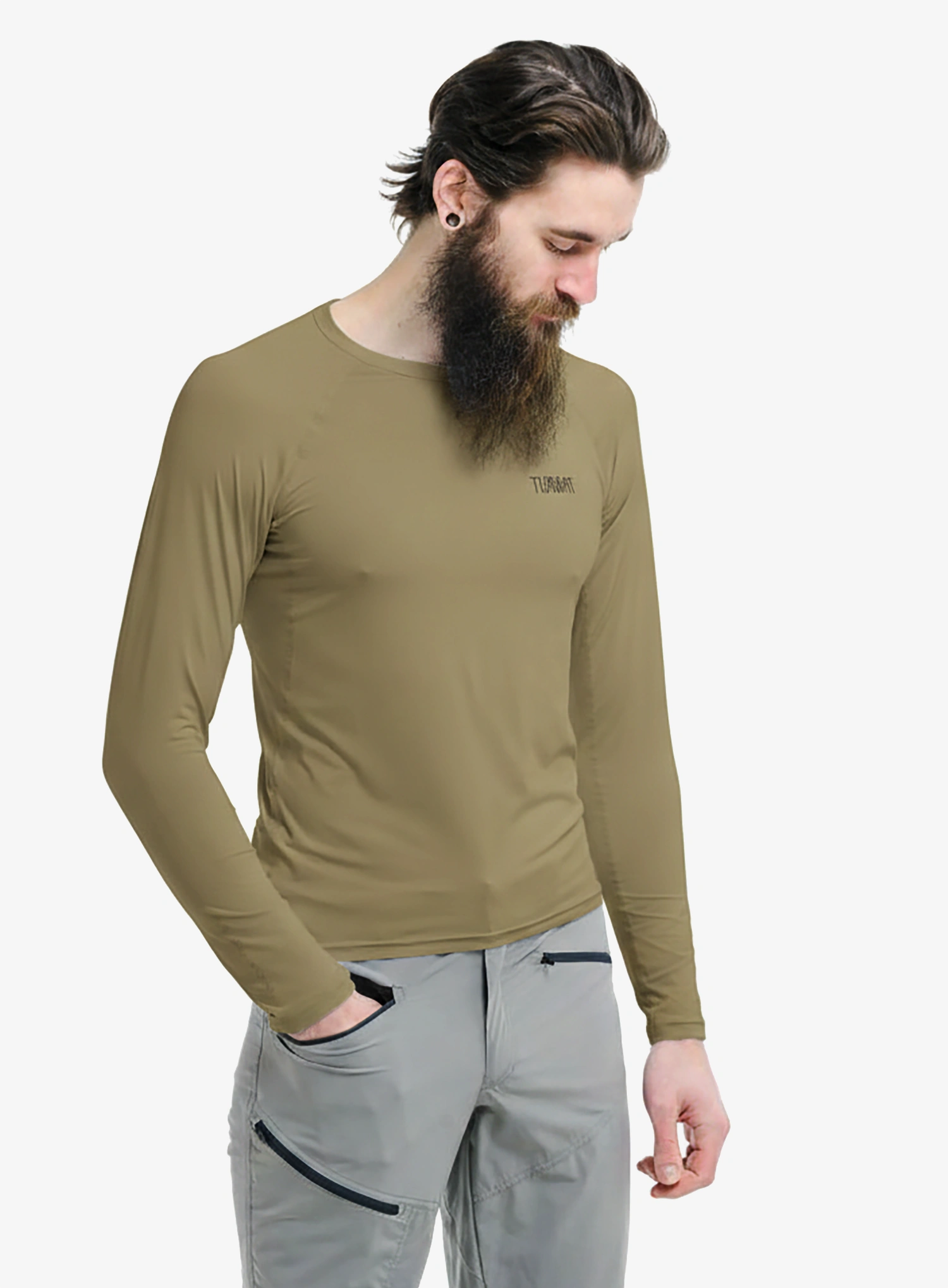Термоактивен суичър Turbat Hike Lite LS Thermo T-Shirt - cornstalk sand