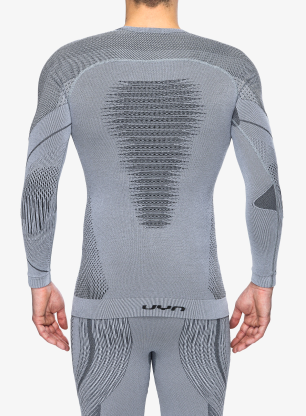 Термоактивен суичър UYN Evolutyon+ UW Shirt Long Sleeve - grey melange