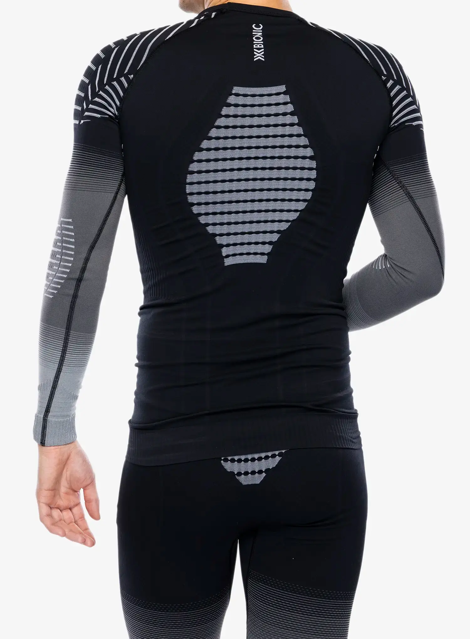 Термоактивен суичър X-Bionic Invent Fx Shirt LS - x black/grey/light grey