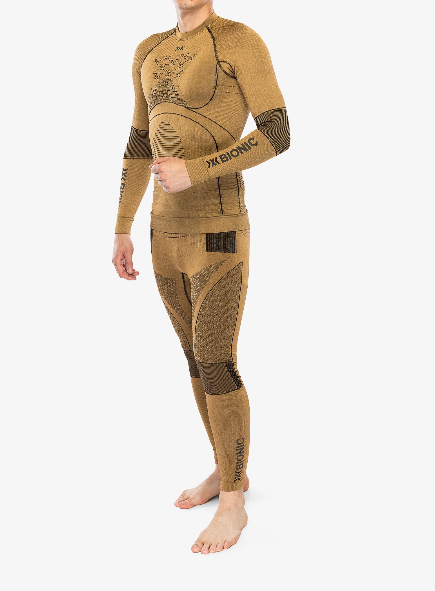 Термоактивен суичър X-Bionic Radiactor 4.0 L/S - gold/black