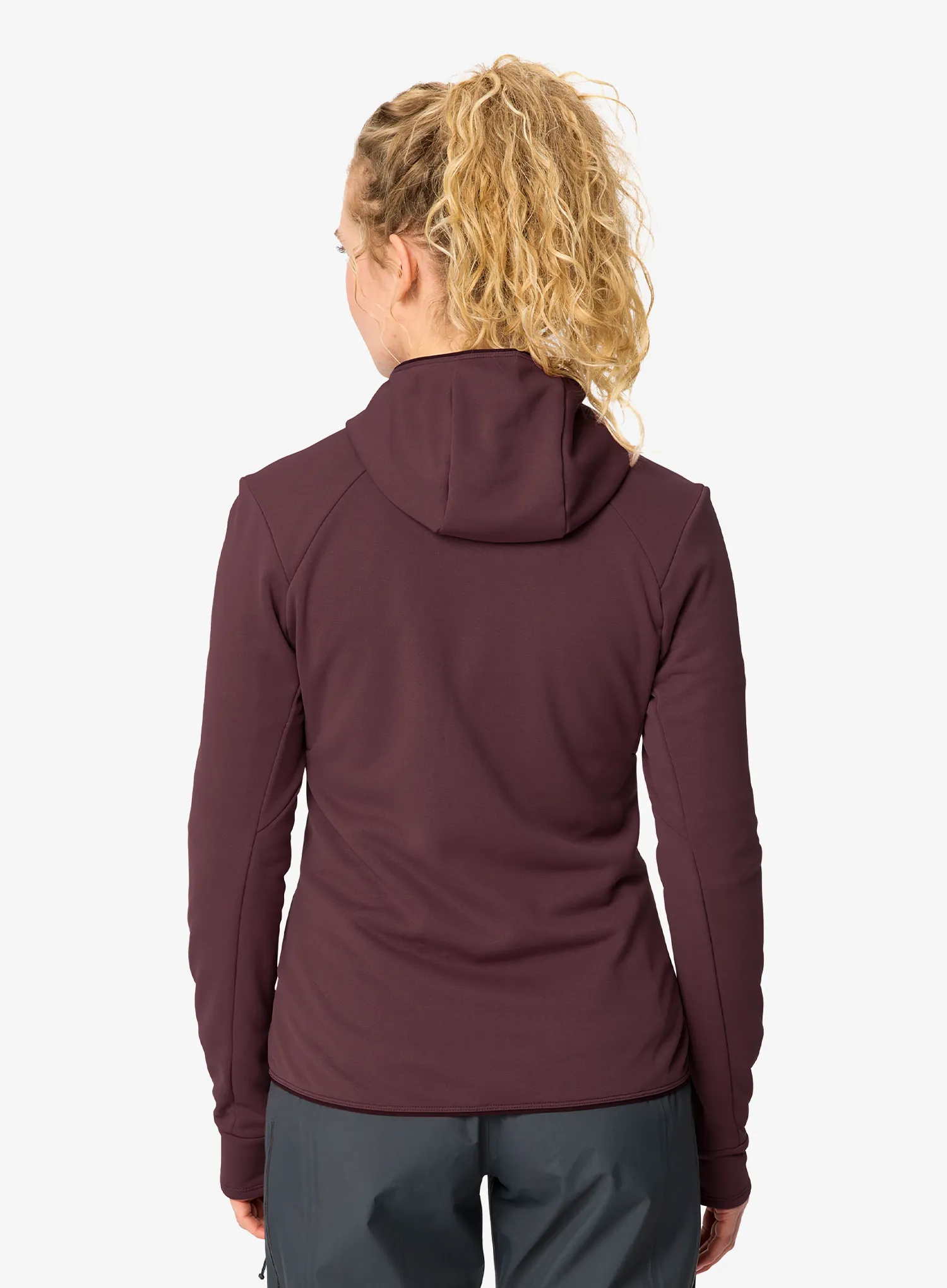 Дамски трекинг суичър Vaude Monviso Fleece Jacket III - ruby dusk