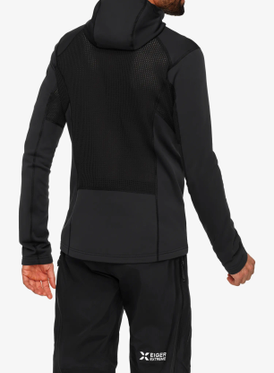 Трекинг суичър Mammut Eiger Nordwand Advanced ML Hooded Jacket - black