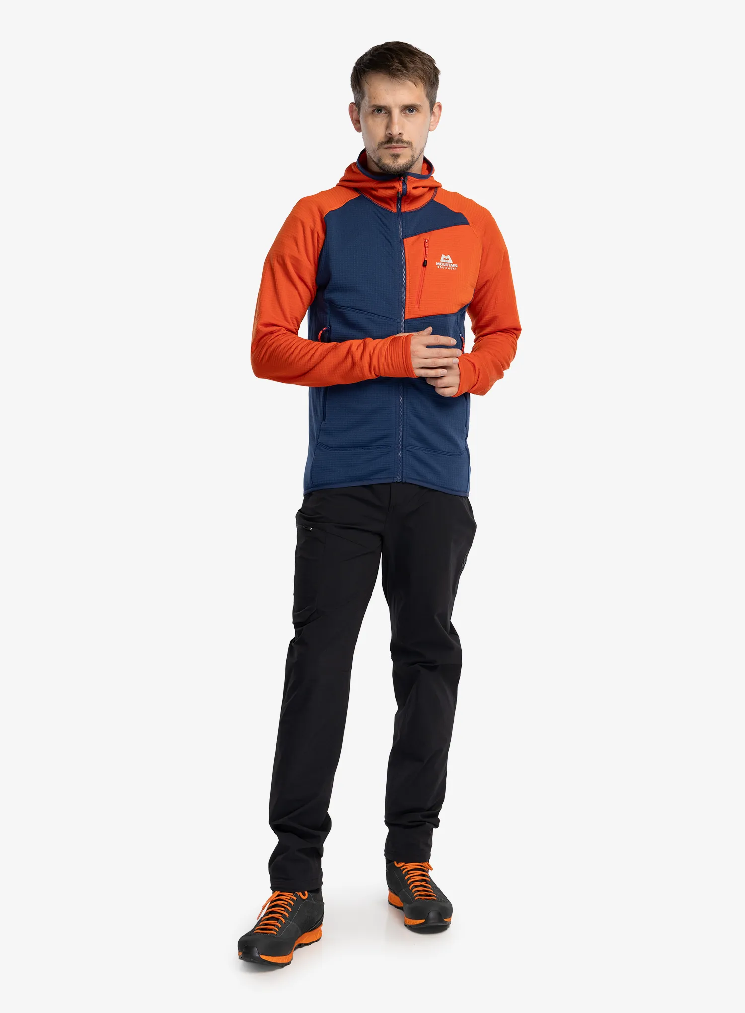 Трекинг суичър Mountain Equipment Eclipse Hooded Jacket - medieval/cardinal
