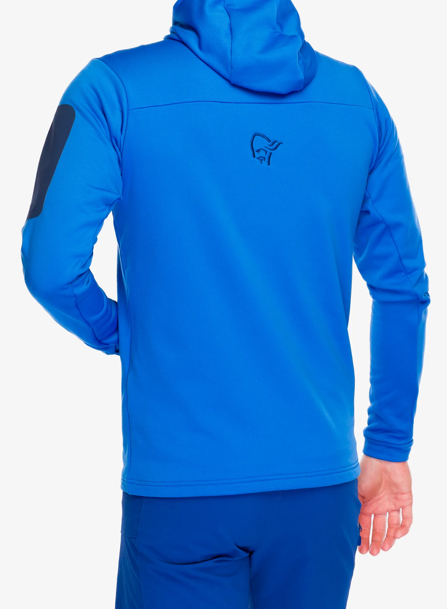 Трекинг суичър Norrona Falketind Warm2 Stretch Hood - skydiver