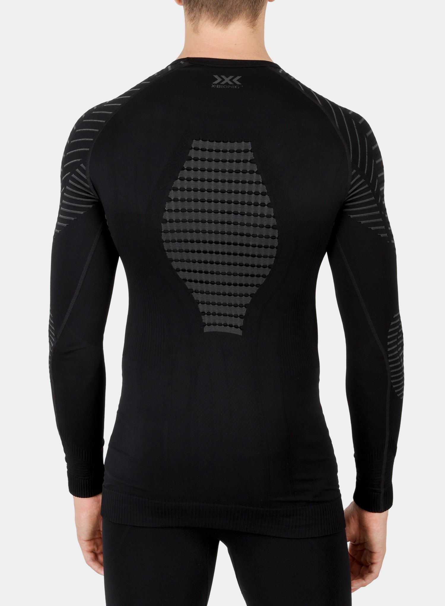 Суичър X-Bionic Invent 4.0 Shirt Round Neck SG L/S - black/charcoal