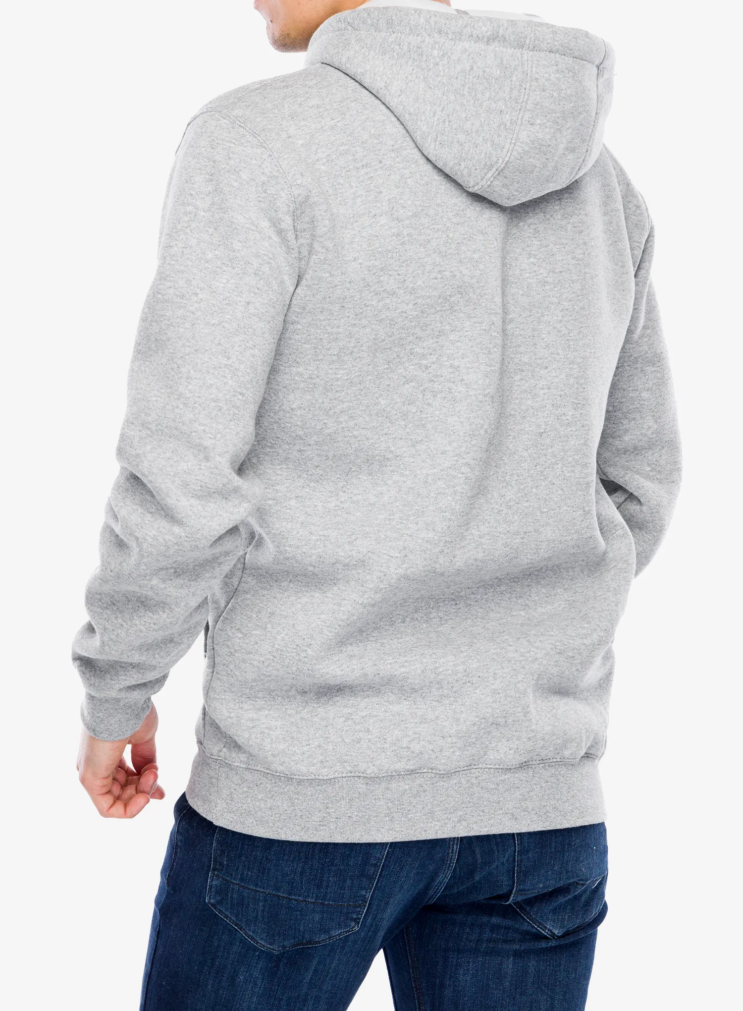 Суичър с качулка Carhartt Signature Logo Sweatshirt - heather grey
