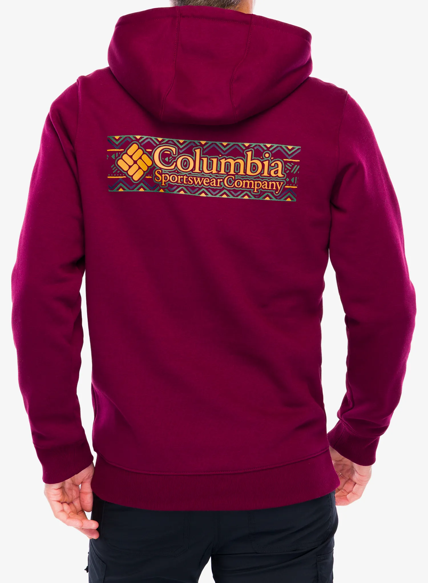 Суичър с качулка Columbia Meridian Creek Graphic Hoodie - rich wine branded blanket