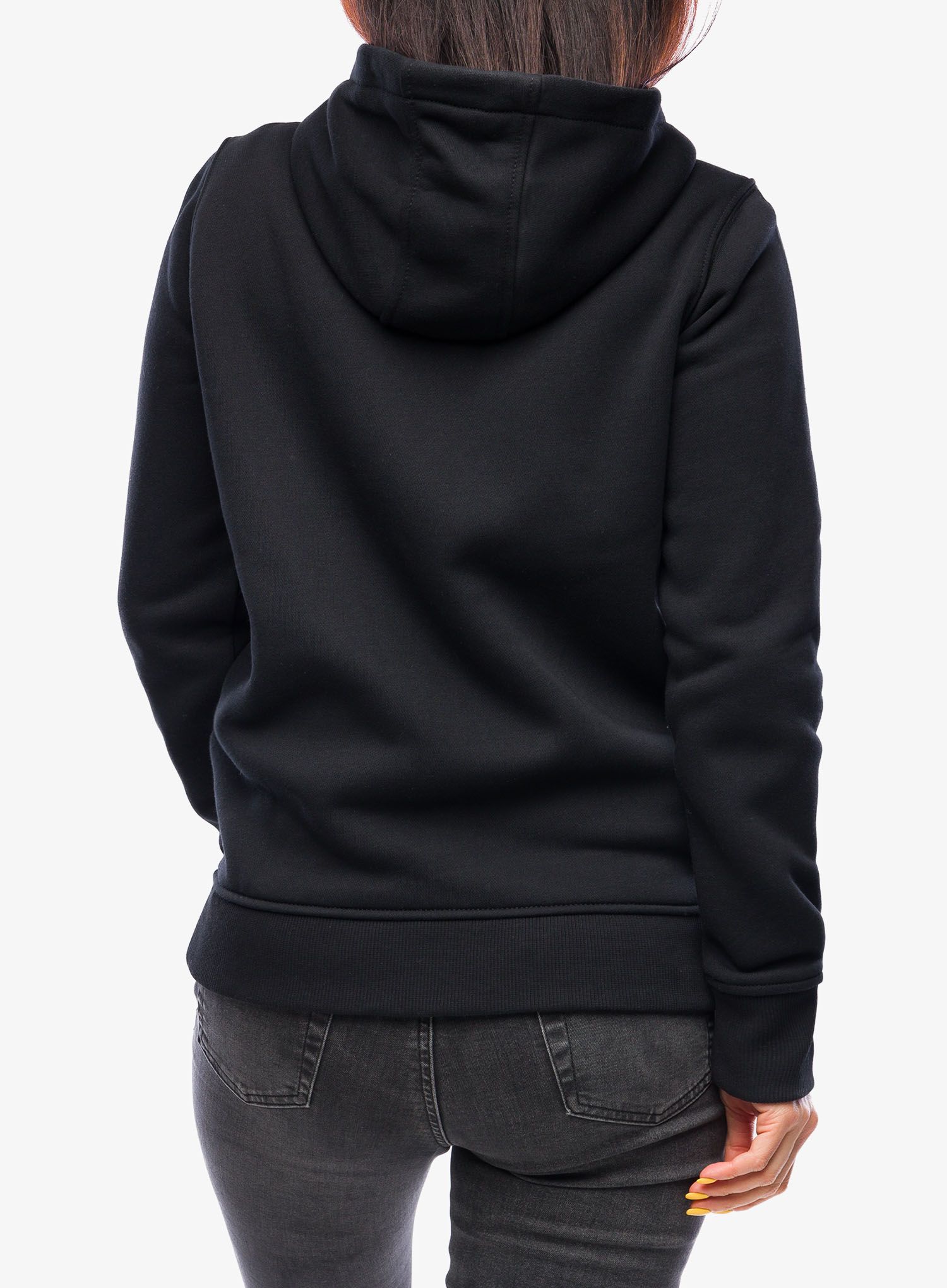 Дамски cуичър с качулка Carhartt Clarksburg Zip Sweatshirt - black