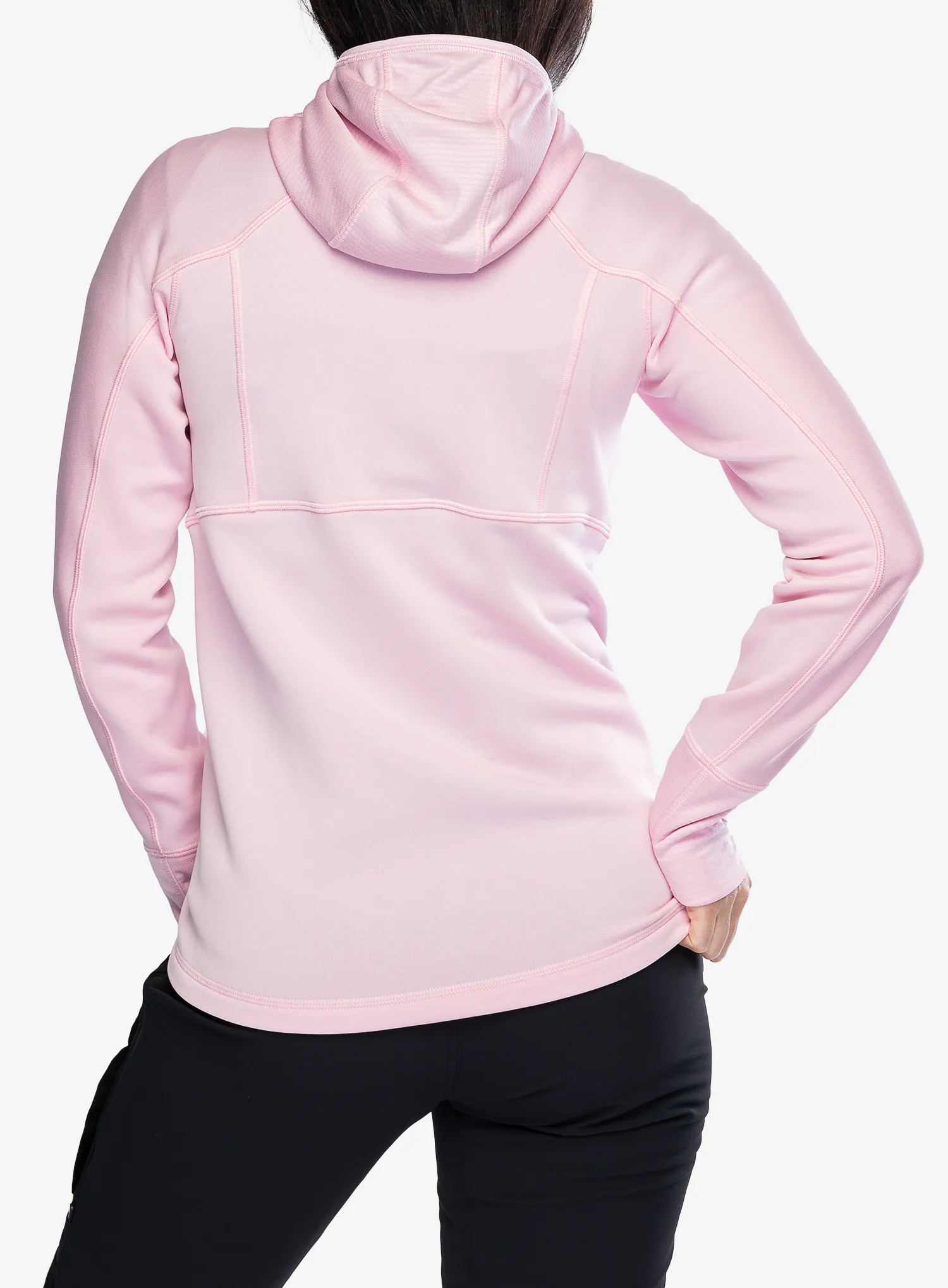 Дамски суичър с качулка Haglofs Betula Hood - fresh pink