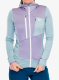 Дамски суичър с качулка Ortovox Fleece Grid Hoody - glacier grey