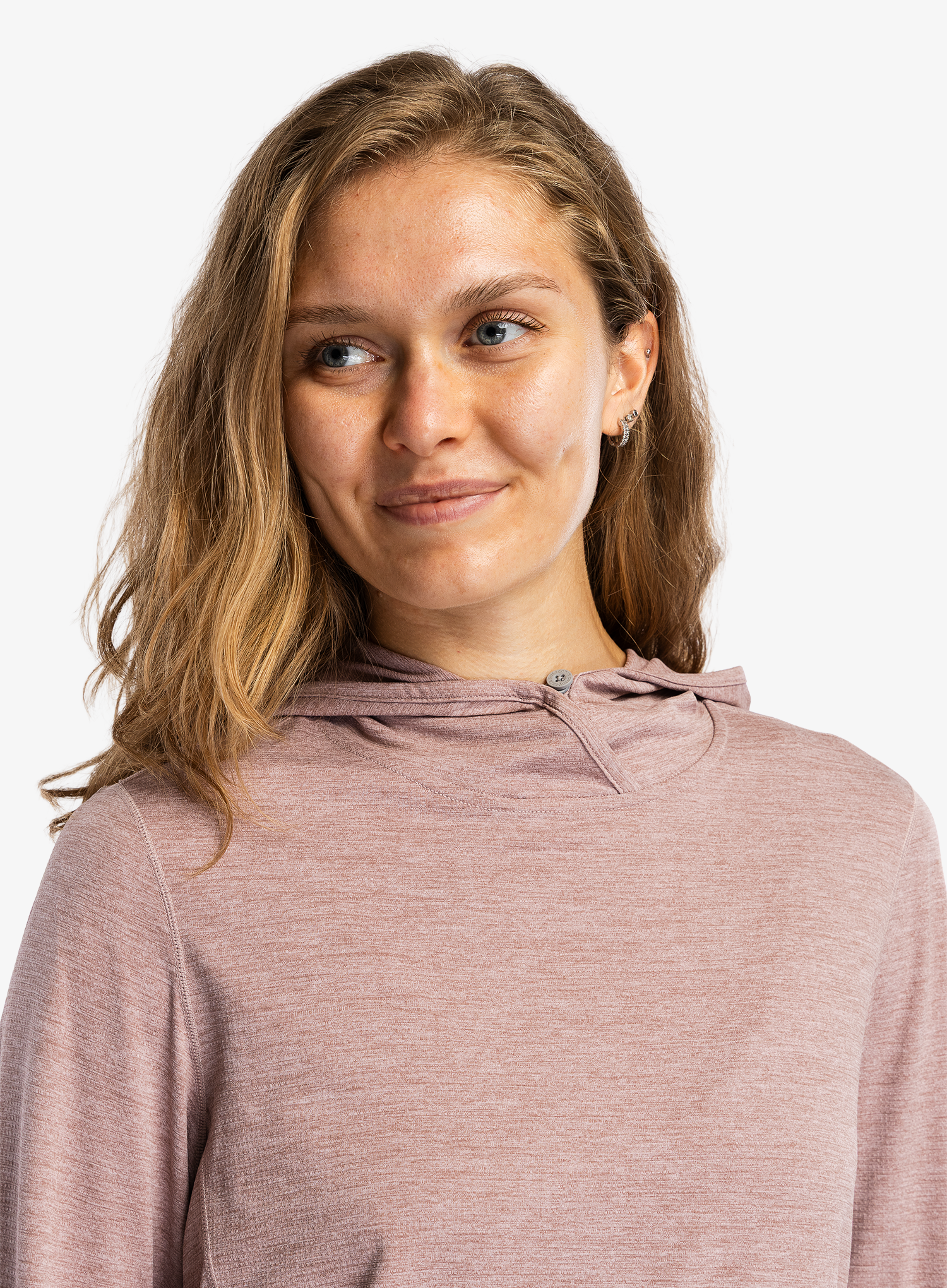 Дамски суичър с качулка Patagonia Cap Cool Sun Hoody - fuzzy mauve/moonrise taupe