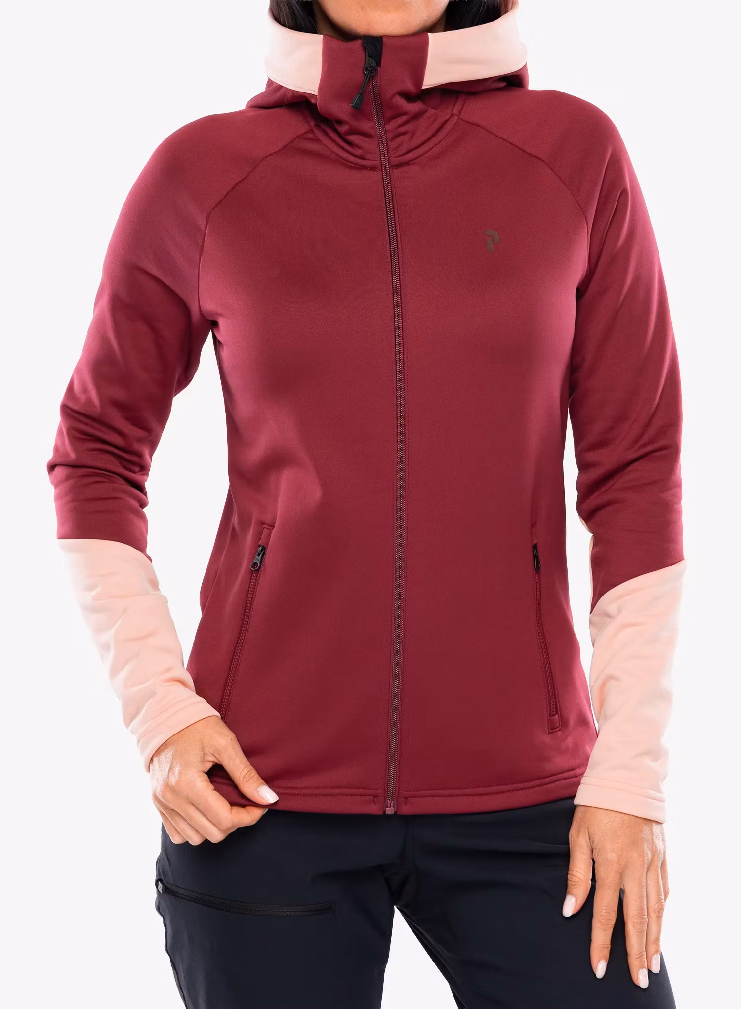 PeakPerformanceRiderEssentialsZipHood_verticalzenithpeachfuz7333269904257a.webp
