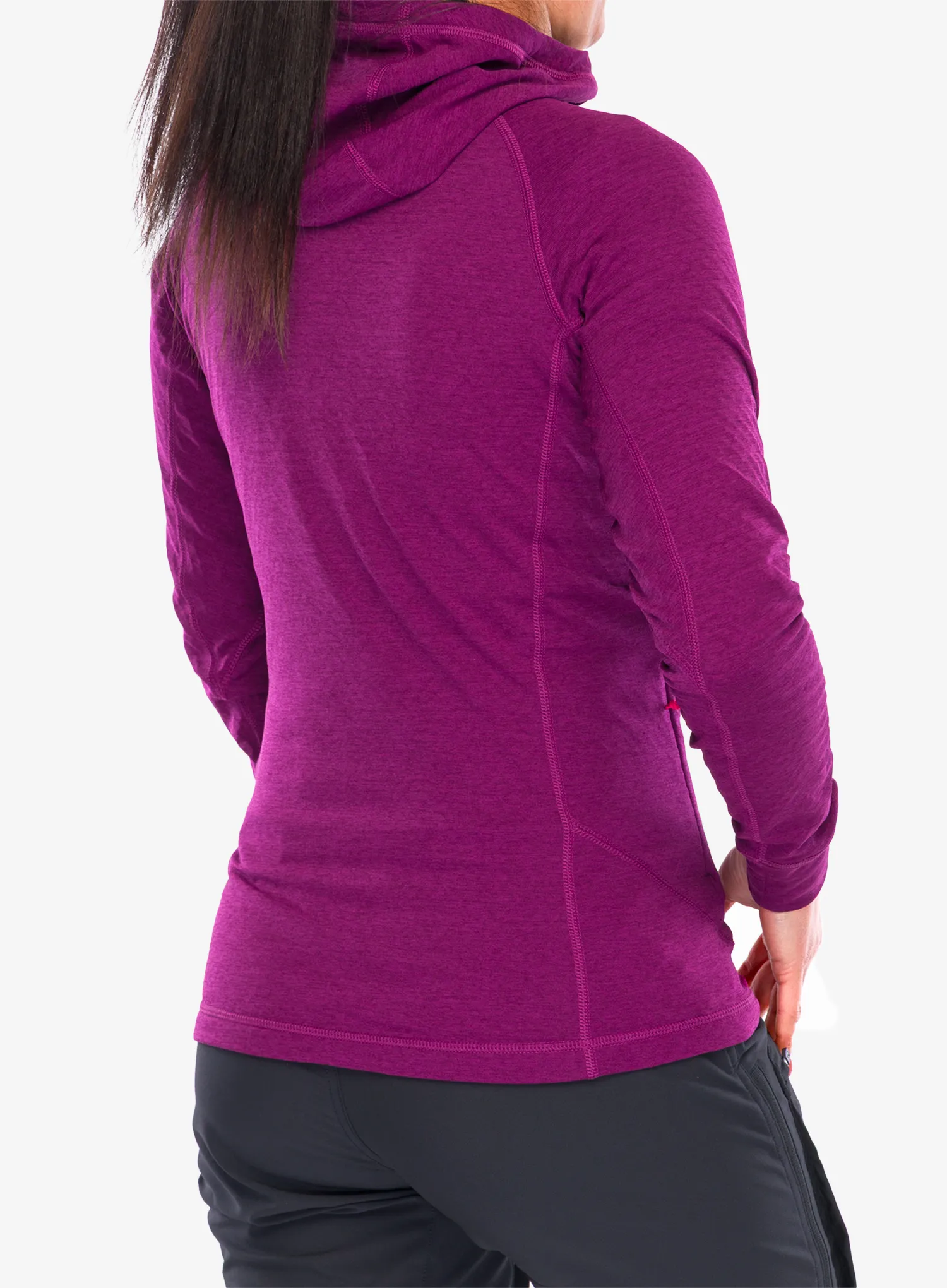 Дамски суичър с качулка Rab Nexus Hoody - mulberry