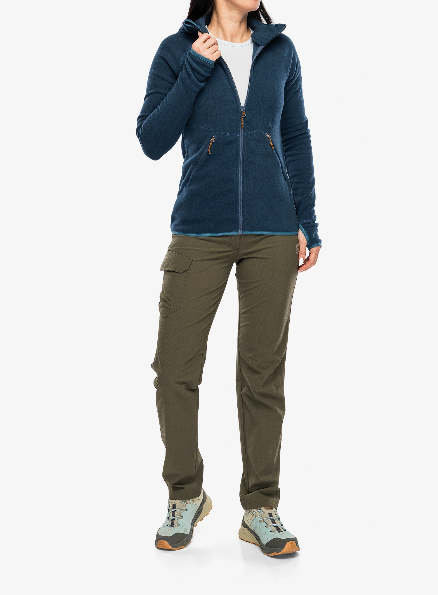 Дамски суичър с качулка Turbat Annapurna Fleece - midnight navy