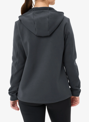 Дамски суичър с качулка Vaude Idris Fleece Hoody - phantom black