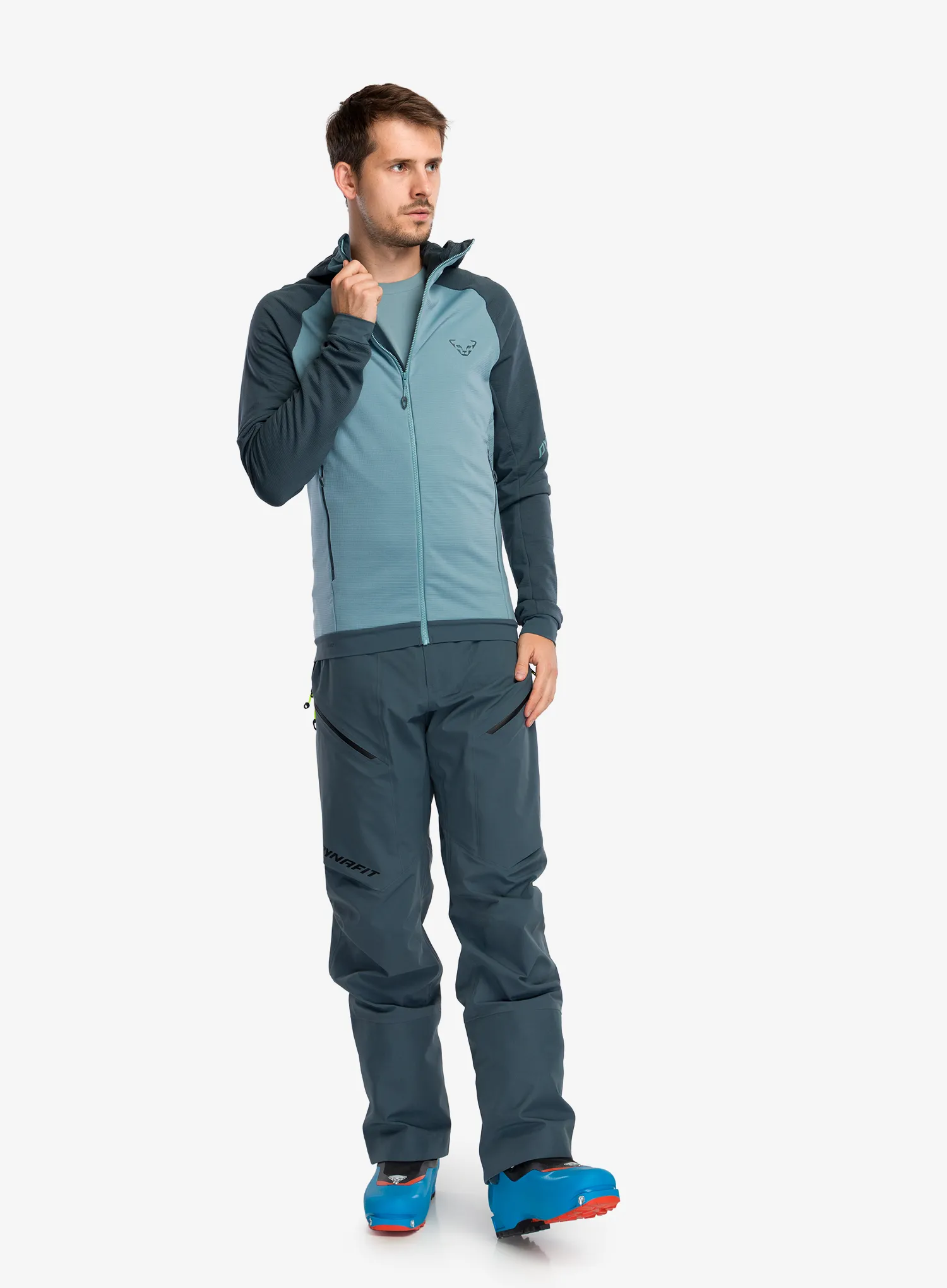Суичър с качулка Dynafit Radical Ptc Hooded Jacket - cinder/cinder