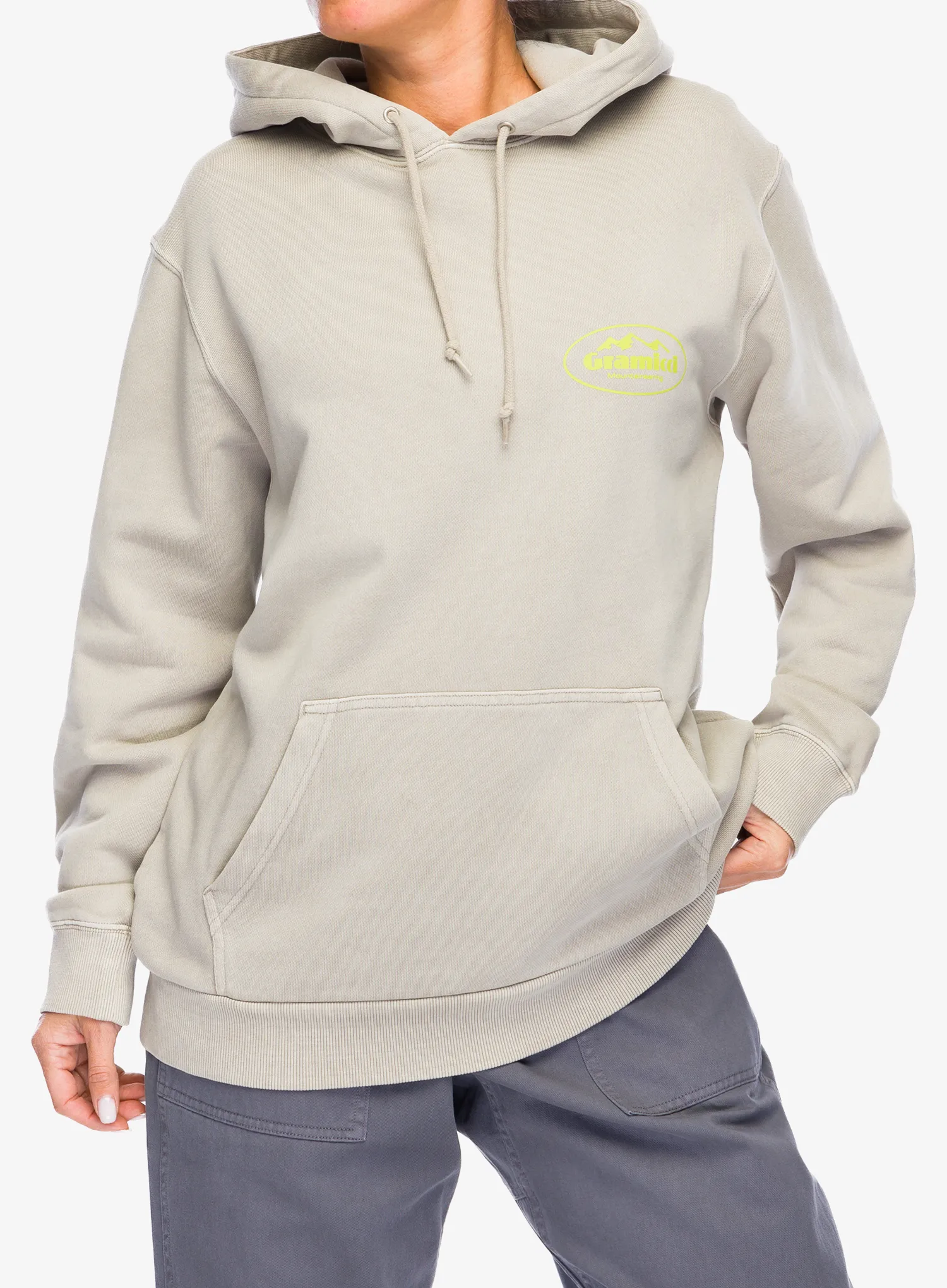 Суичър с качулка Gramicci Mountaineering Hooded Sweatshirt - pigment oat