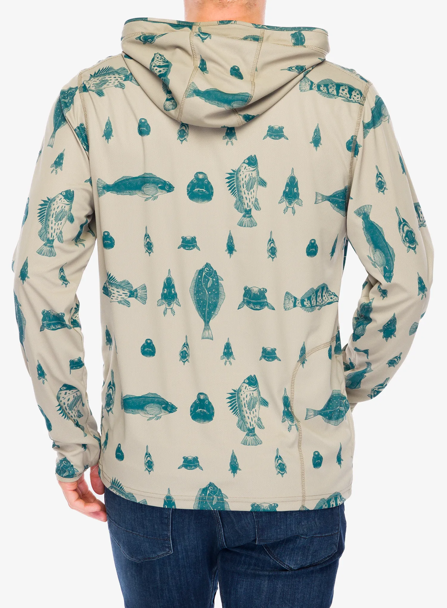 Суичър с качулка Kavu Sol Hoodie - fish the line