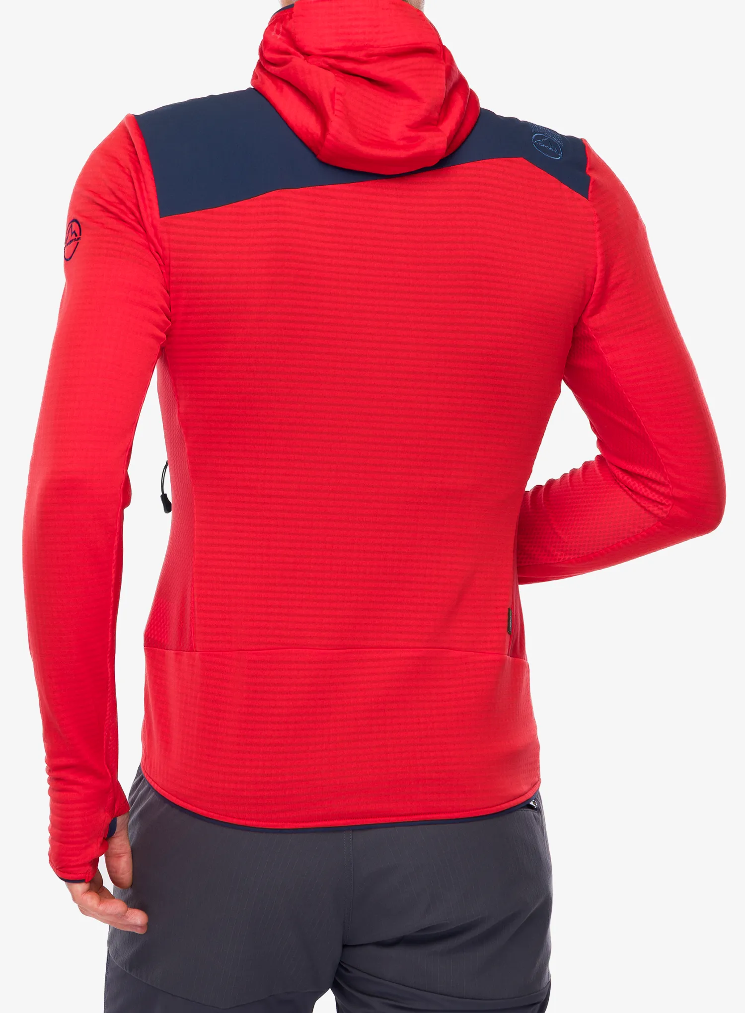 Суичър с качулка La Sportiva Aequilibrium Thermal Hoody - mountain red