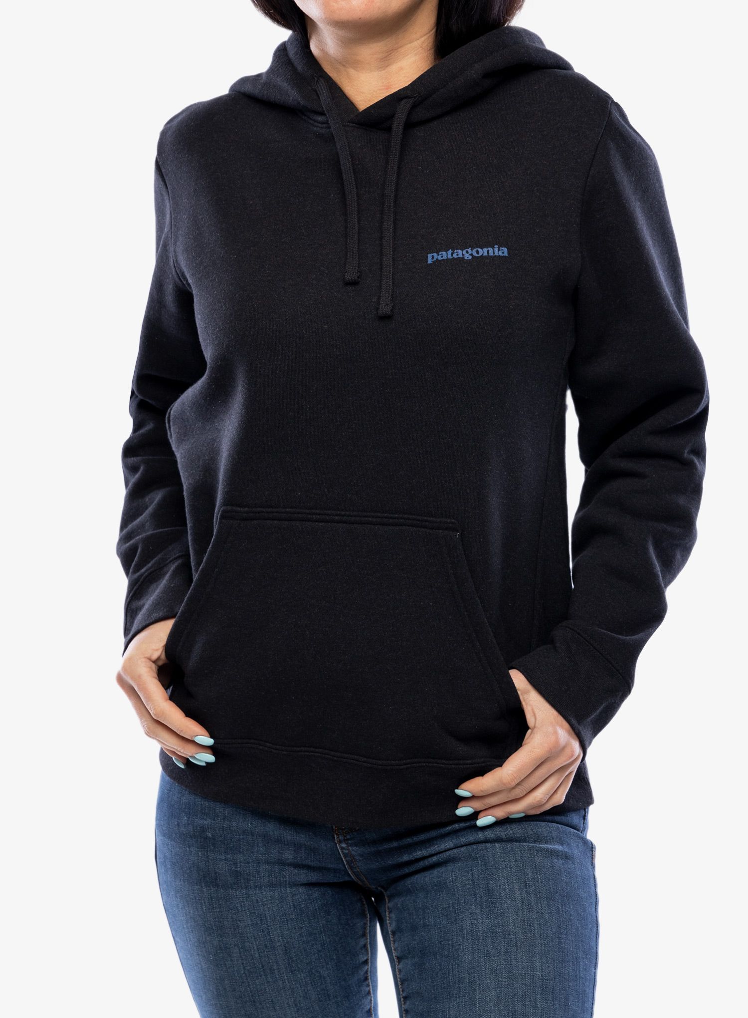 Суичър с качулка Patagonia Boardshort Logo Uprisal Hoody - ink black