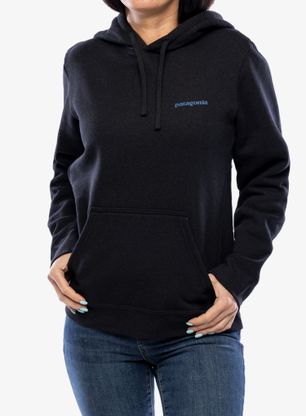 Суичър с качулка Patagonia Boardshort Logo Uprisal Hoody - ink black