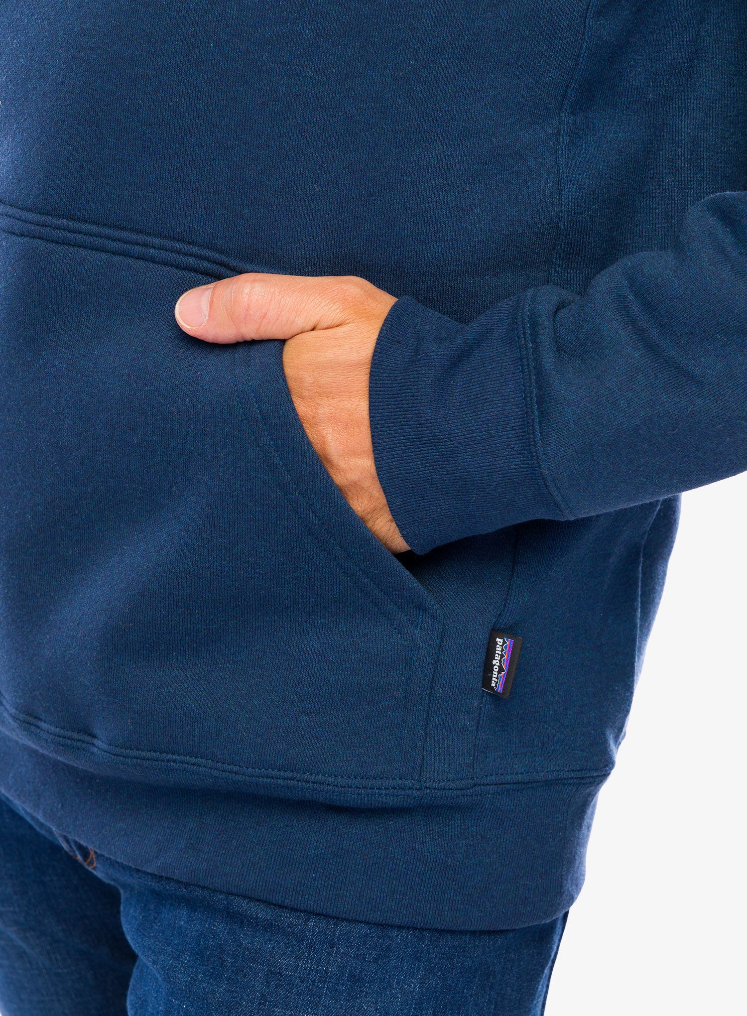 Суичър с качулка Patagonia Forge Mark Uprisal Hoody - lagom blue