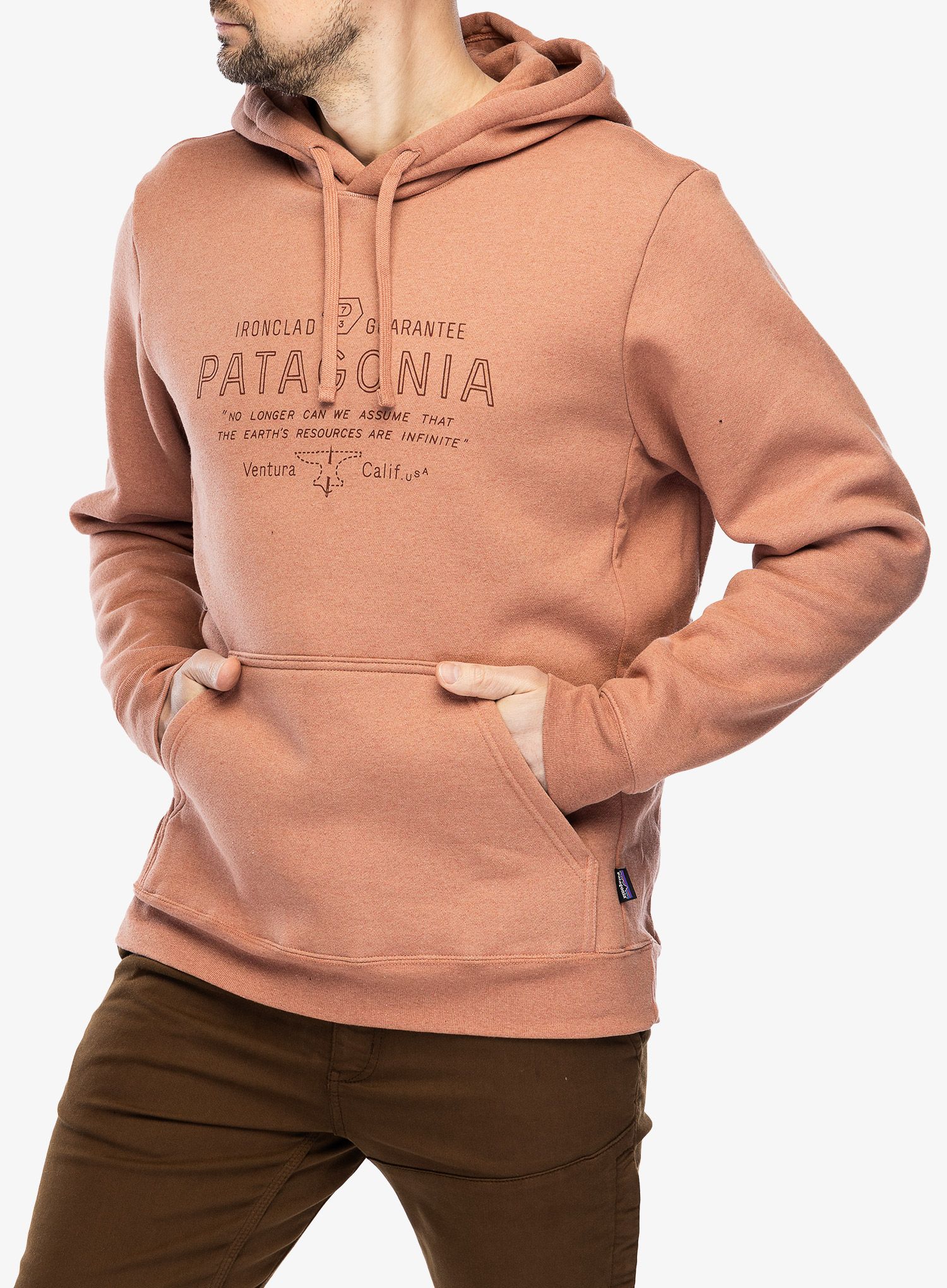 Суичър с качулка Patagonia Forge Mark Uprisal Hoody - sienna clay