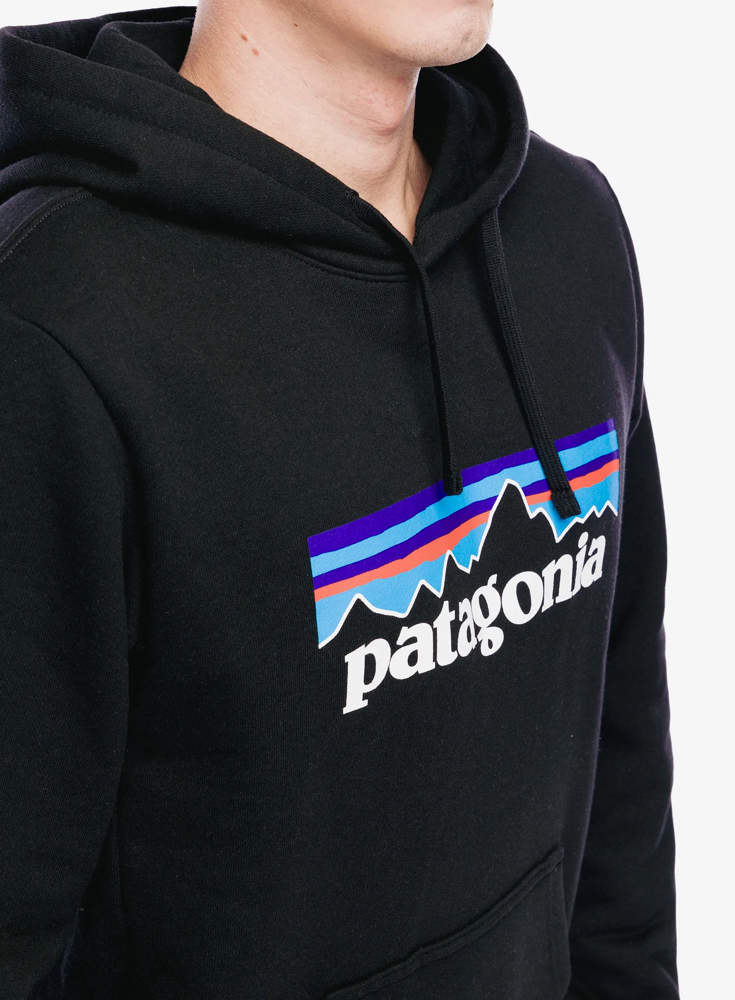 Суичър с качулка Patagonia P-6 Logo Uprisal Hoody - black
