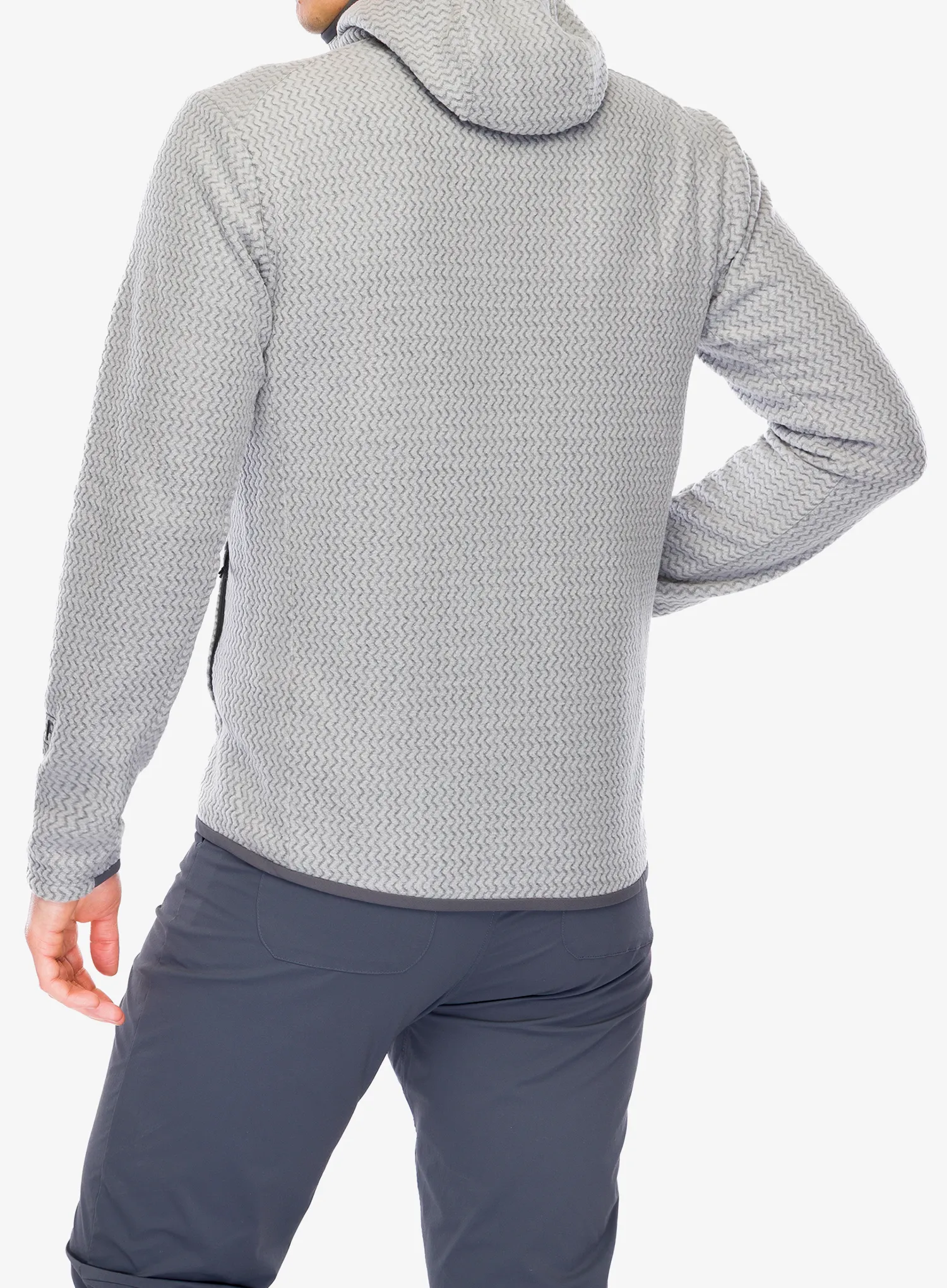 Суичър с качулка Patagonia R1 Air Full-Zip Hoody - forever grey