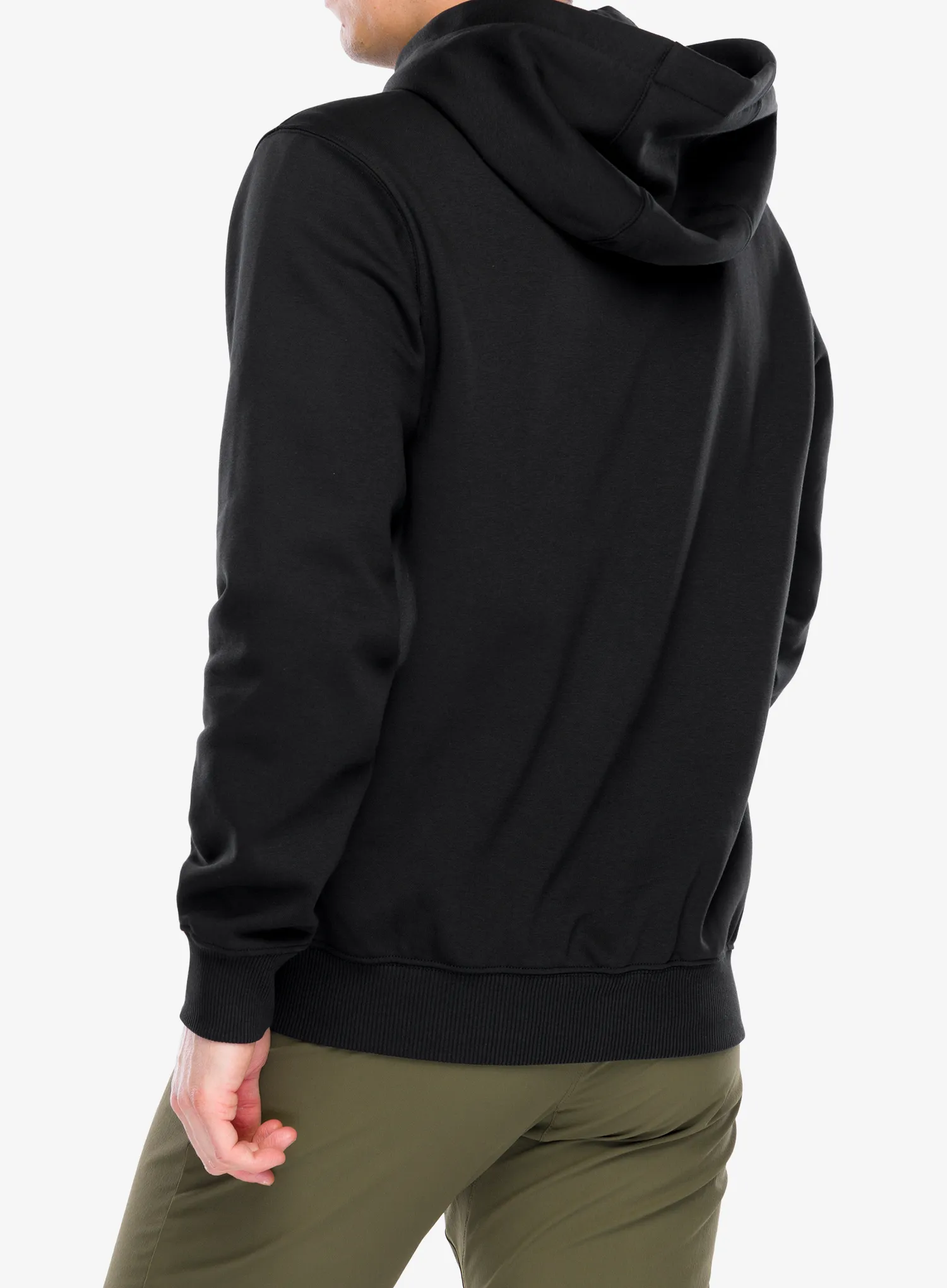 Суичър с качулка Salomon Big Logo Hoodie - deep black