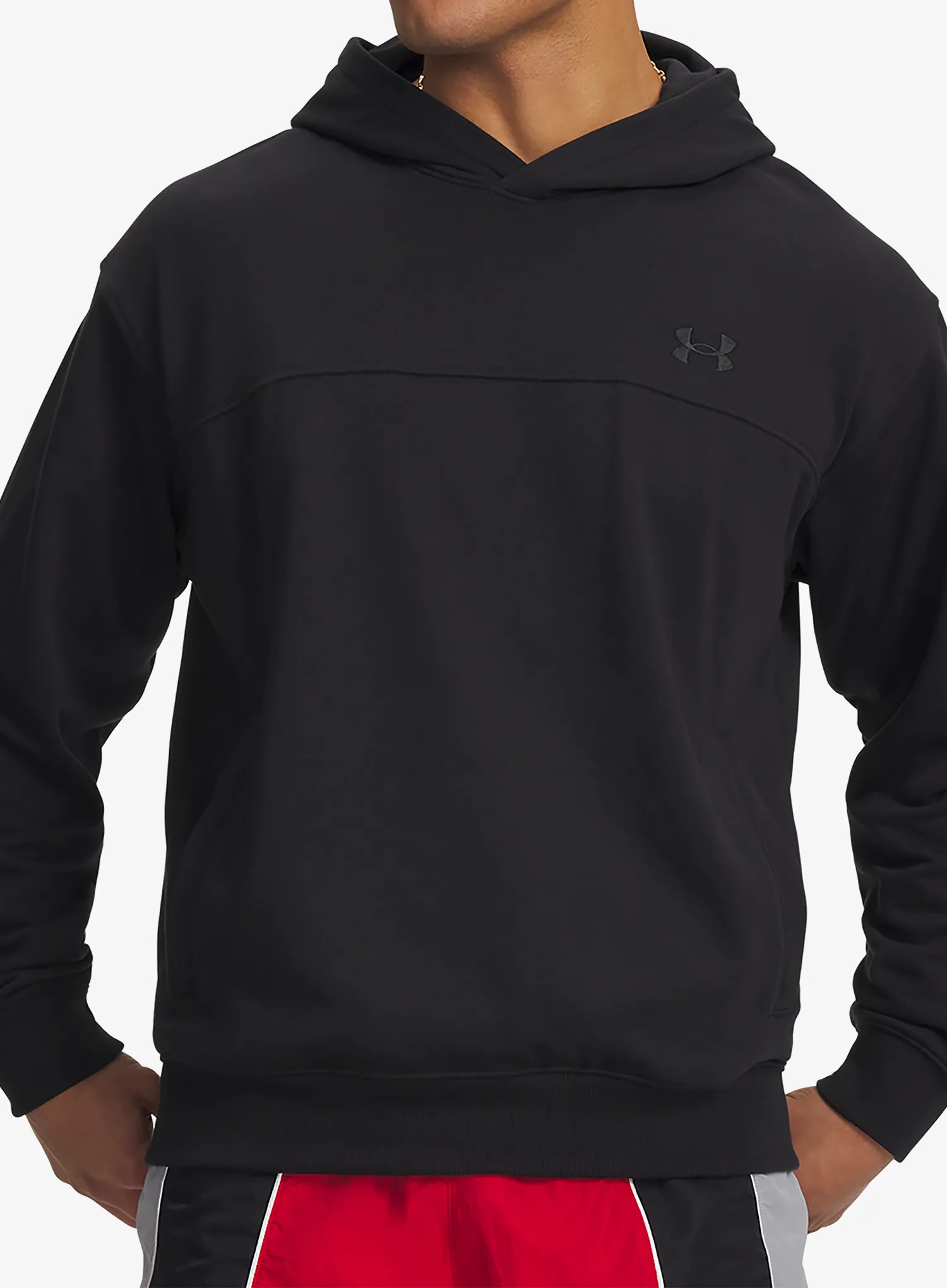 Суичър с качулка Under Armour Rival LW Hoodie - black/black