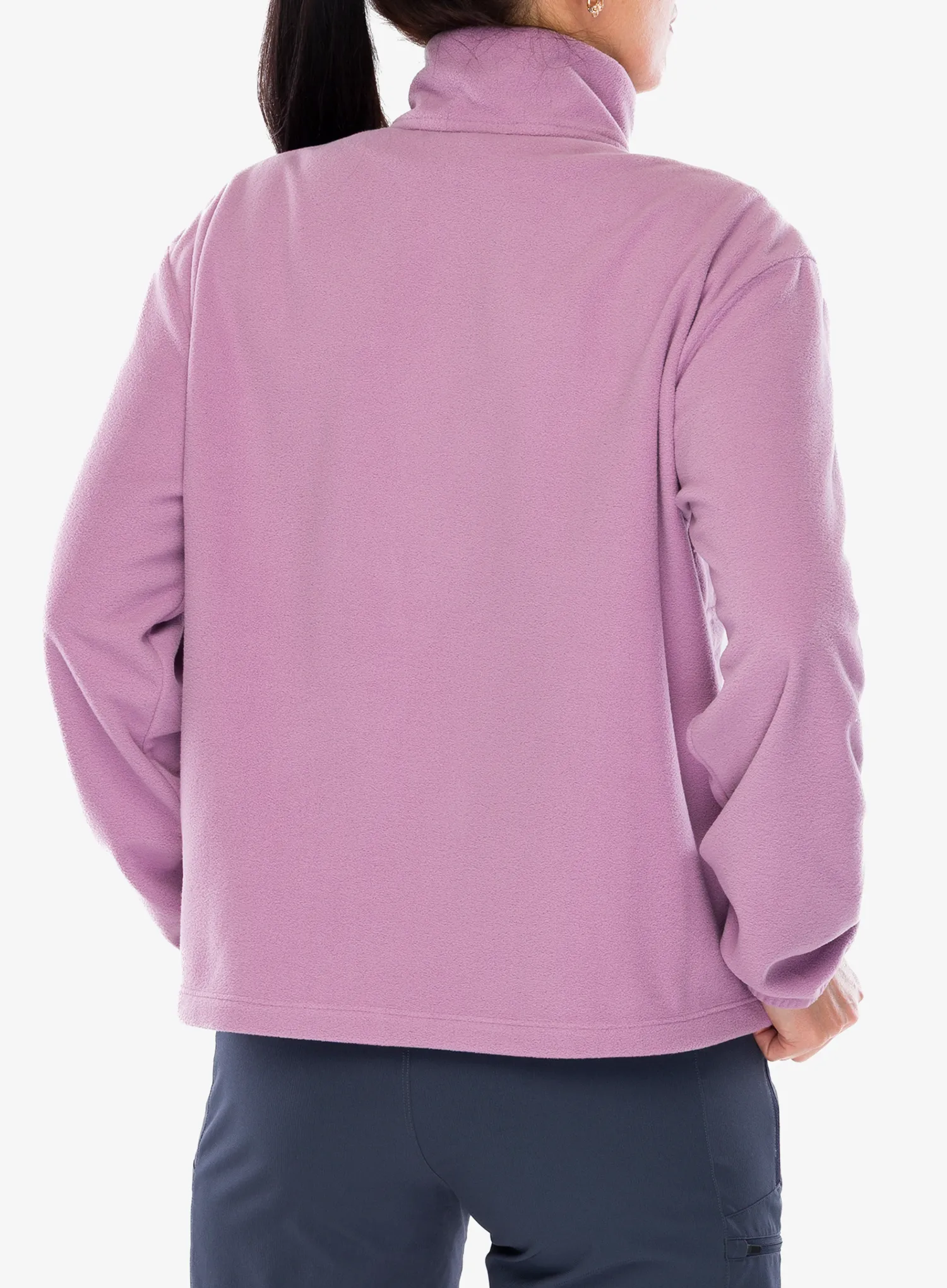 Блузи с 1/2 цип дамска Patagonia Micro D 1/2 Zip Fleece P/O - light violet