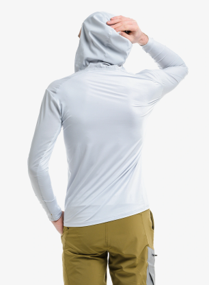Суичър с цип 1/2 Turbat Maya Hood Trek Shirt - glacier gray