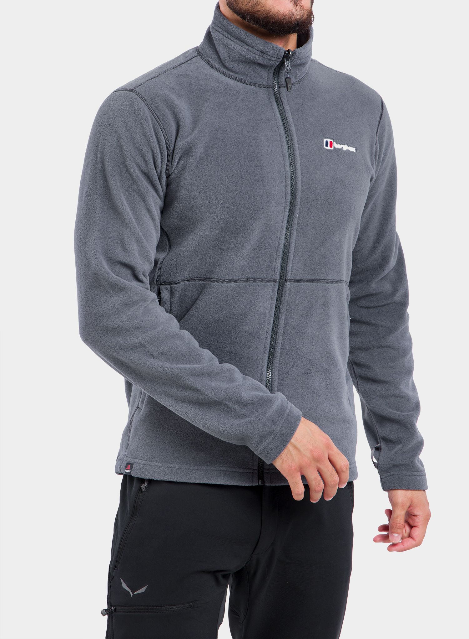 Суичър с цип Berghaus Prism Micro PT InterActive - dark grey/dark grey