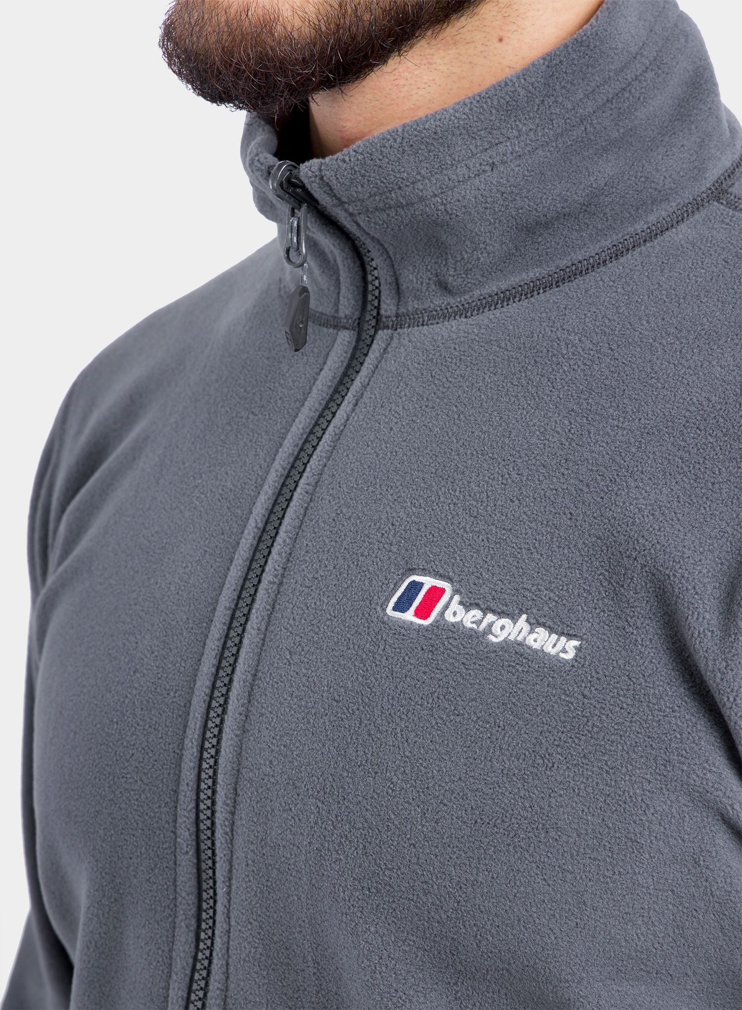 Суичър с цип Berghaus Prism Micro PT InterActive - dark grey/dark grey