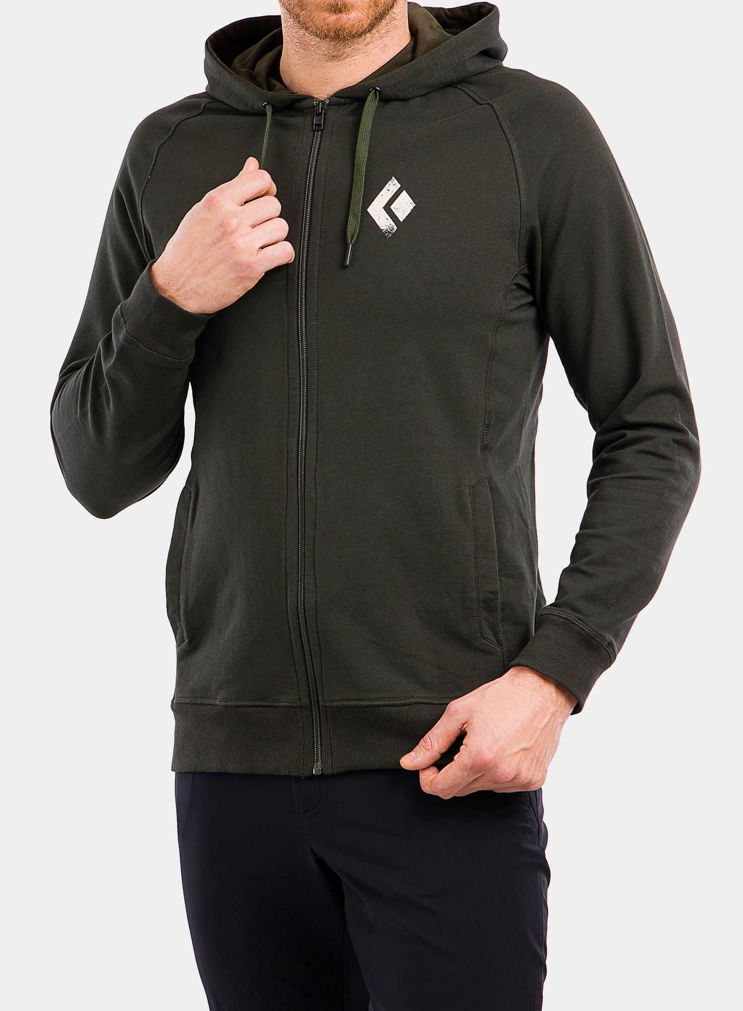 Суичър Black Diamond Chalked Up Full Zip Hoody - cypress