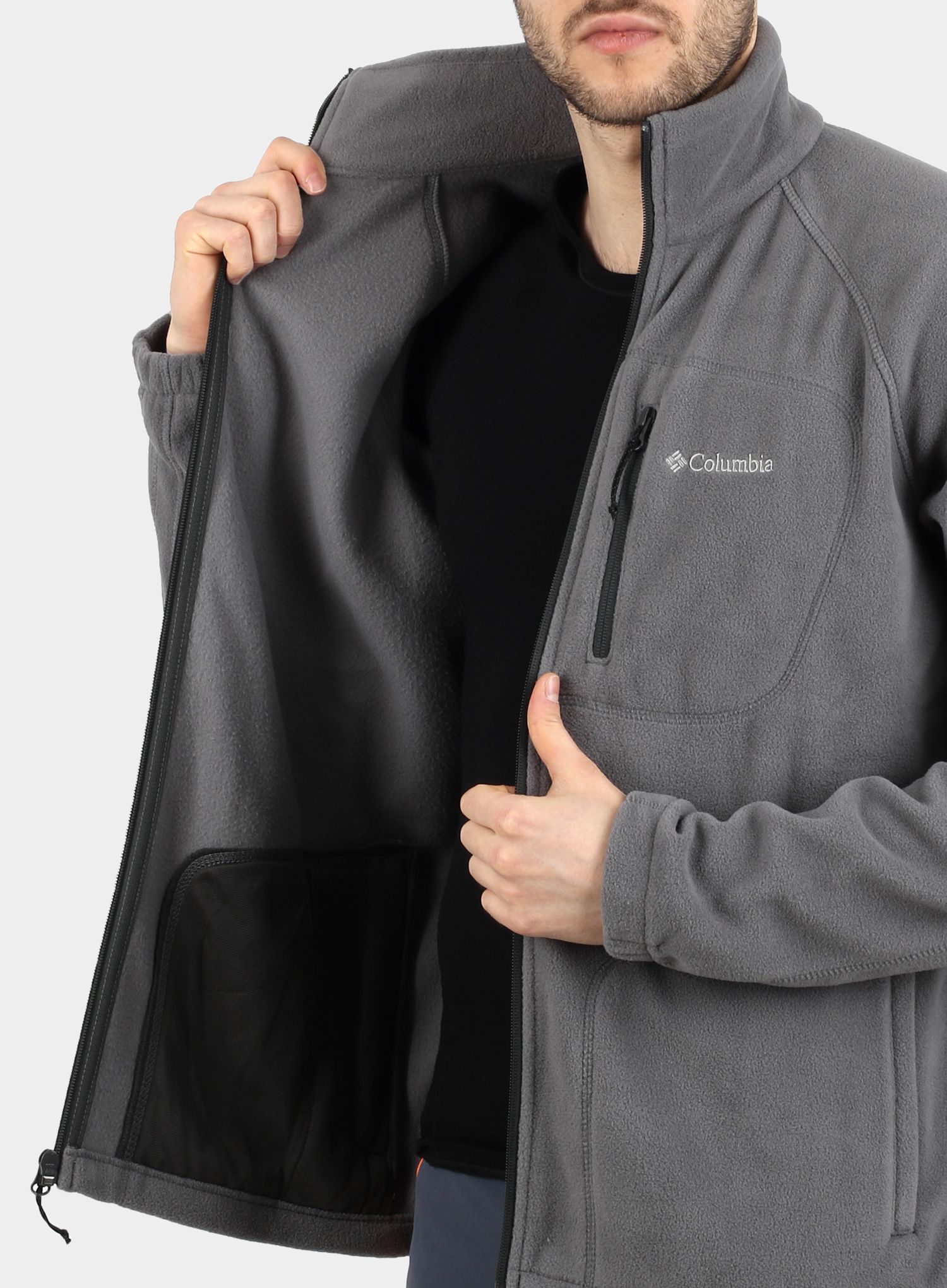 Полар Columbia Fast Trek II Full Zip Fleece - city grey
