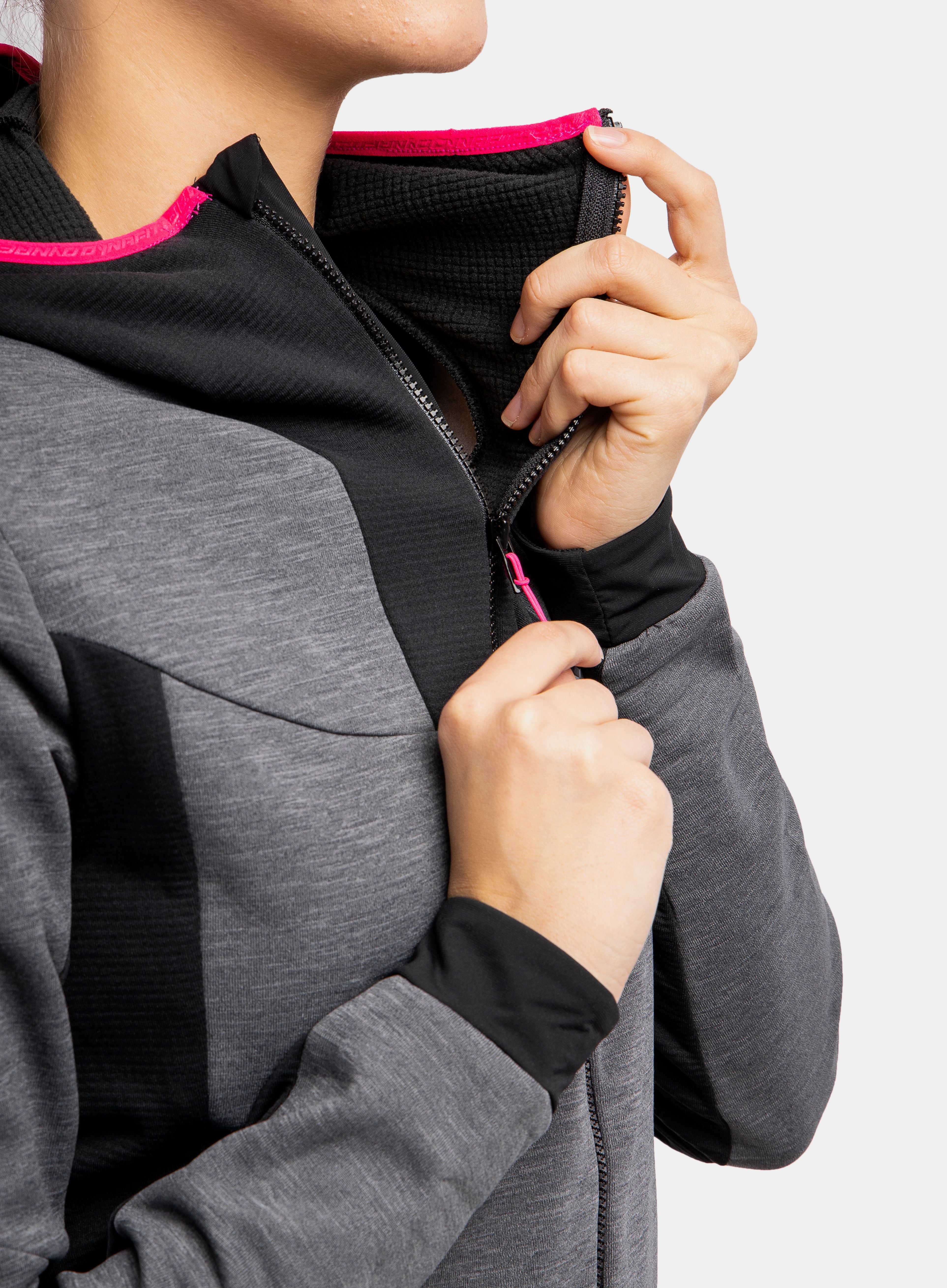 Дамски суичър Dynafit FT Pro Polartec Hooded Jacket - magnet mel