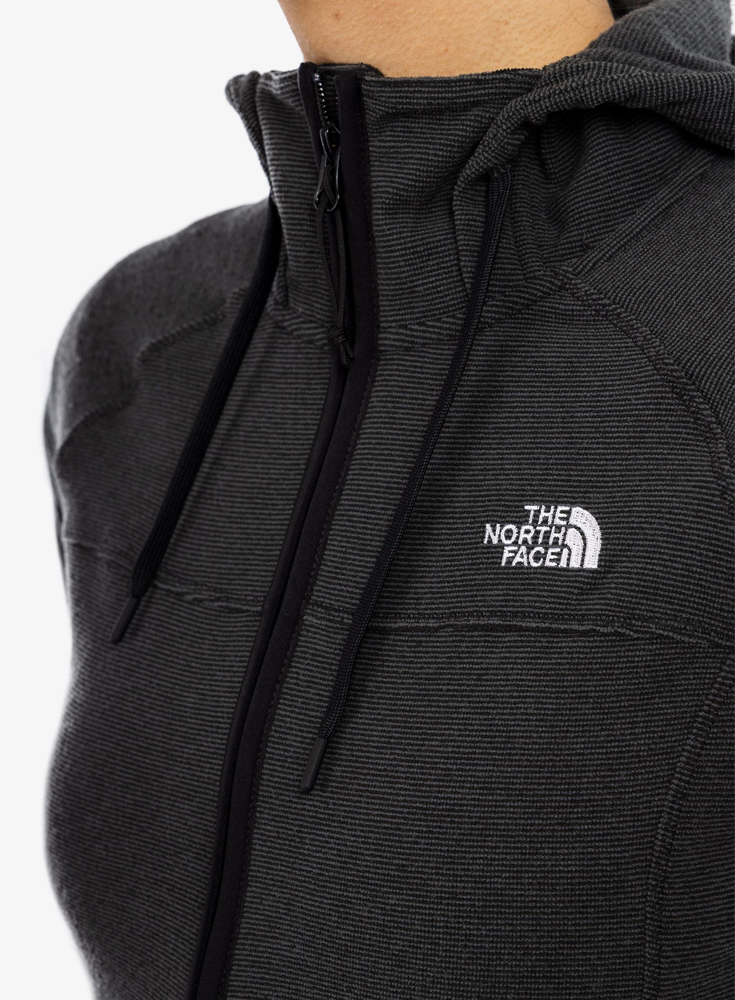 Дамски суичър The North Face Homesafe Full ZIP Fleece Hoodie - tnf black stripe