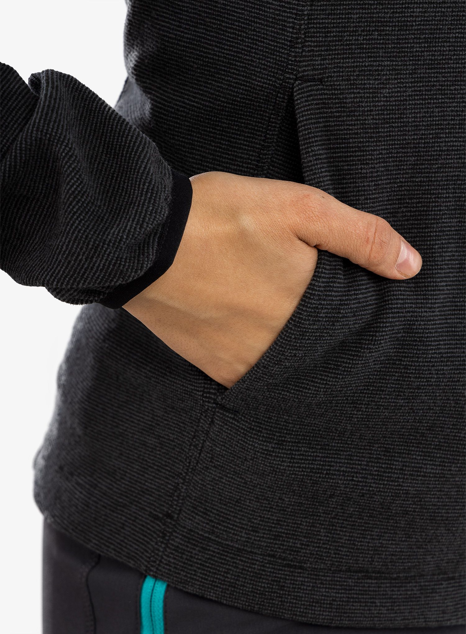 Дамски суичър The North Face Homesafe Full ZIP Fleece Hoodie - tnf black stripe