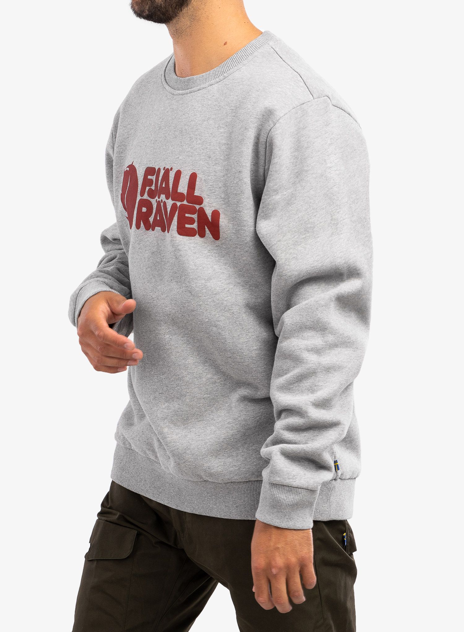 Суичър Fjallraven Logo Sweater - grey mel