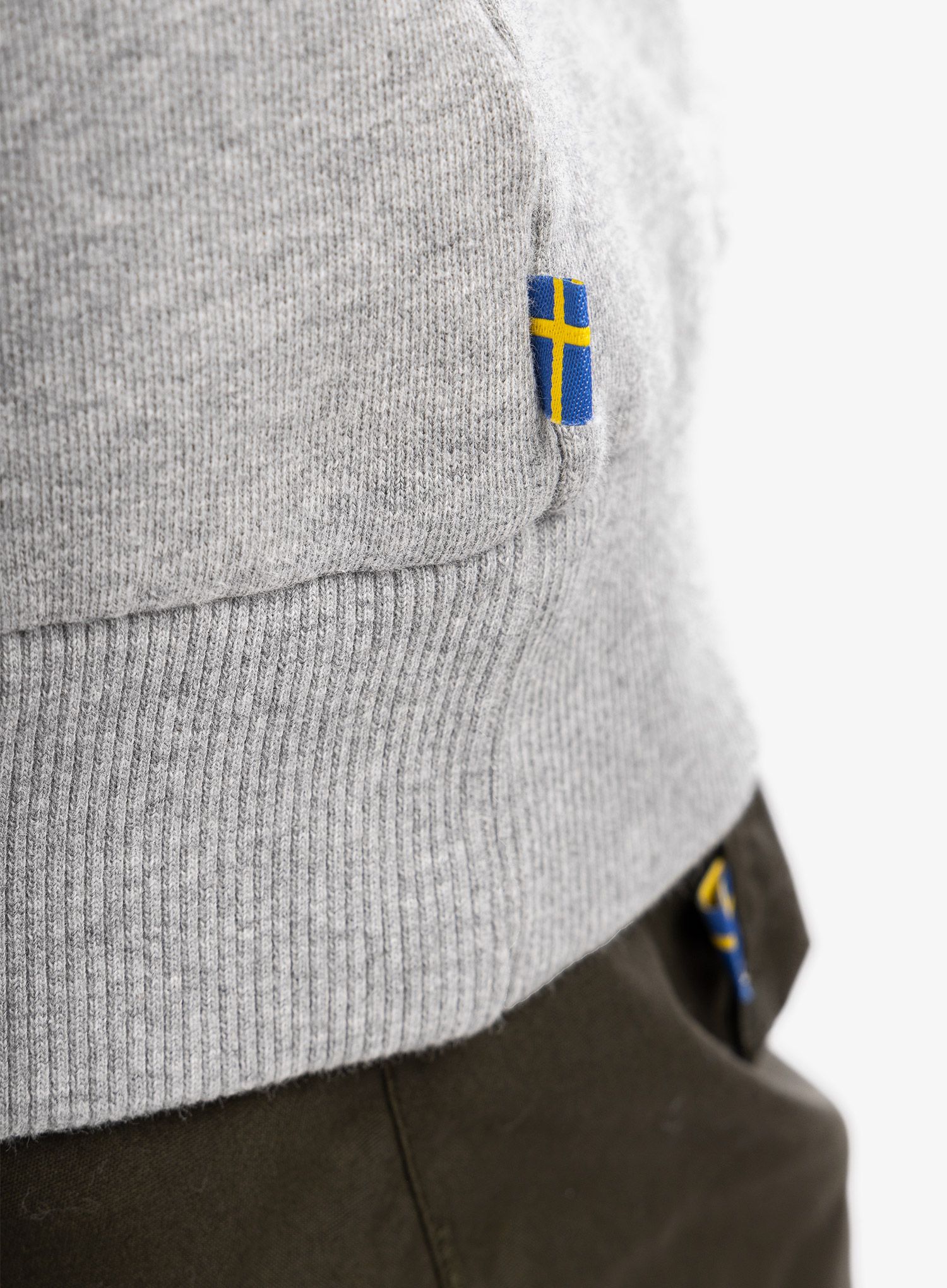 Суичър Fjallraven Logo Sweater - grey mel