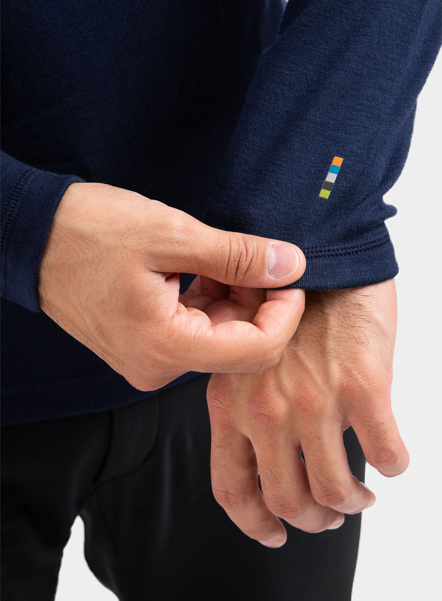 Термоактивен суичър SmartWool Merino 250 Baselayer 1/4 Zip - deep navy