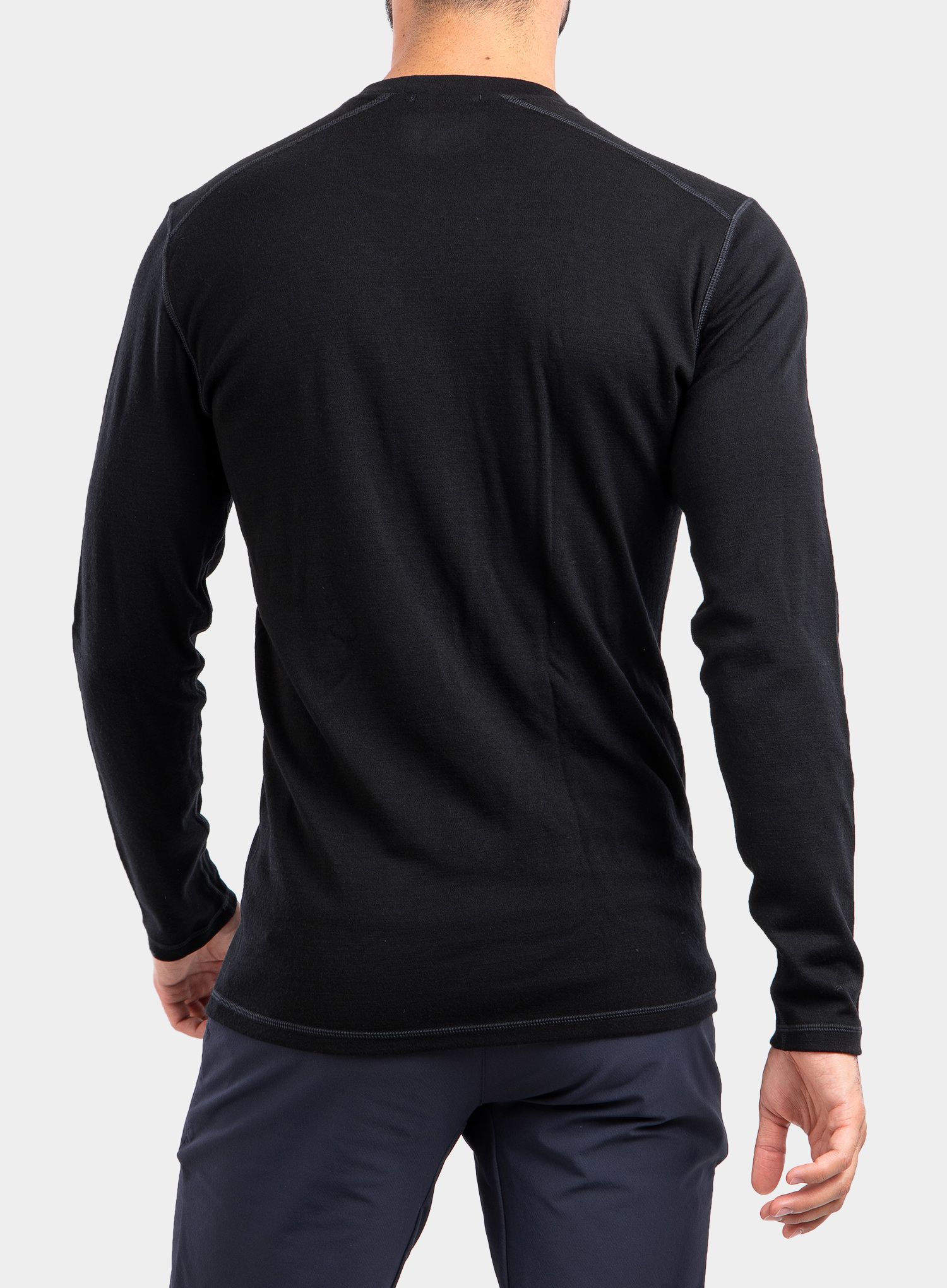 Суичър SmartWool Merino 250 Baselayer Crew - black