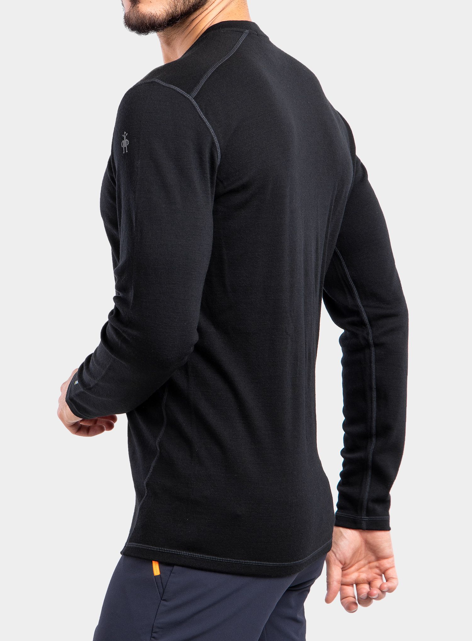 Суичър SmartWool Merino 250 Baselayer Crew - black