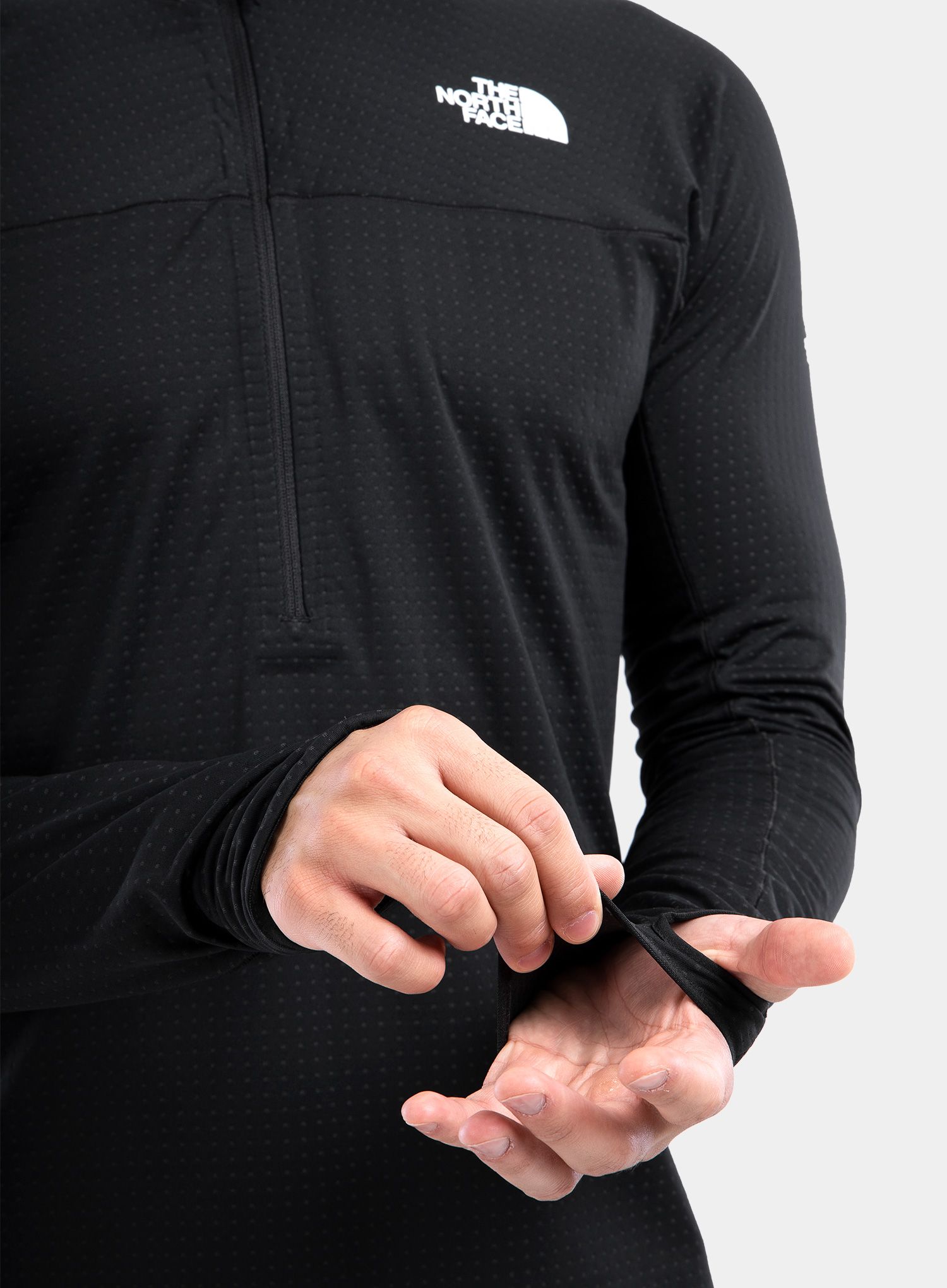 Суичър The North Face Summit Dot Fleece 1/2 Zip - black
