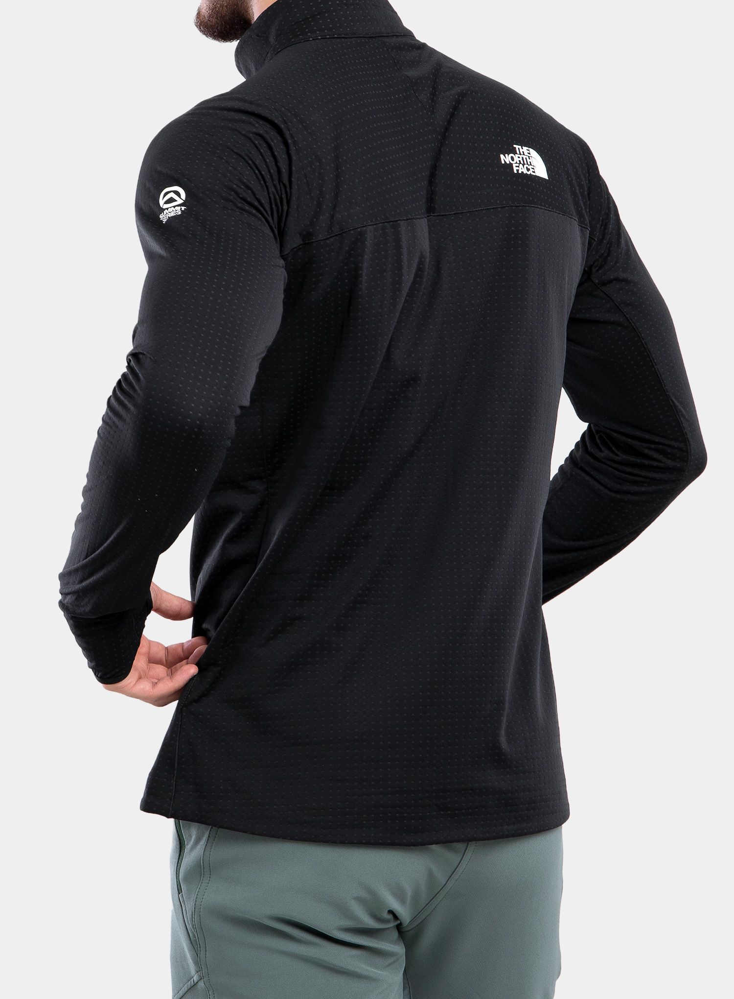 Суичър The North Face Summit Dot Fleece 1/2 Zip - black